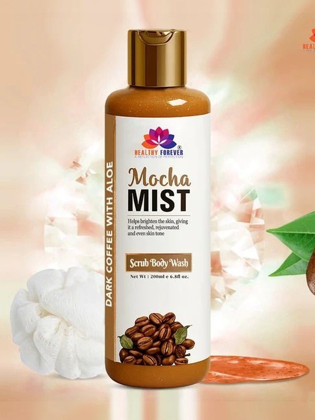 HEALTHY FOREVER Mocha Mist Body Wash - 200 ml-image-8