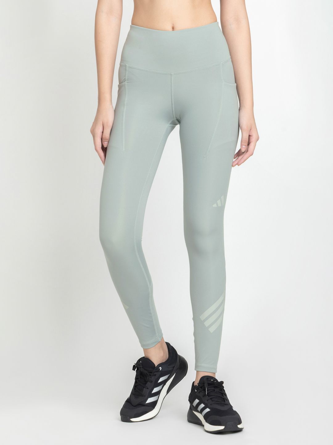 ADIDAS Women High Waist Running Ankle Length Tights-image-15