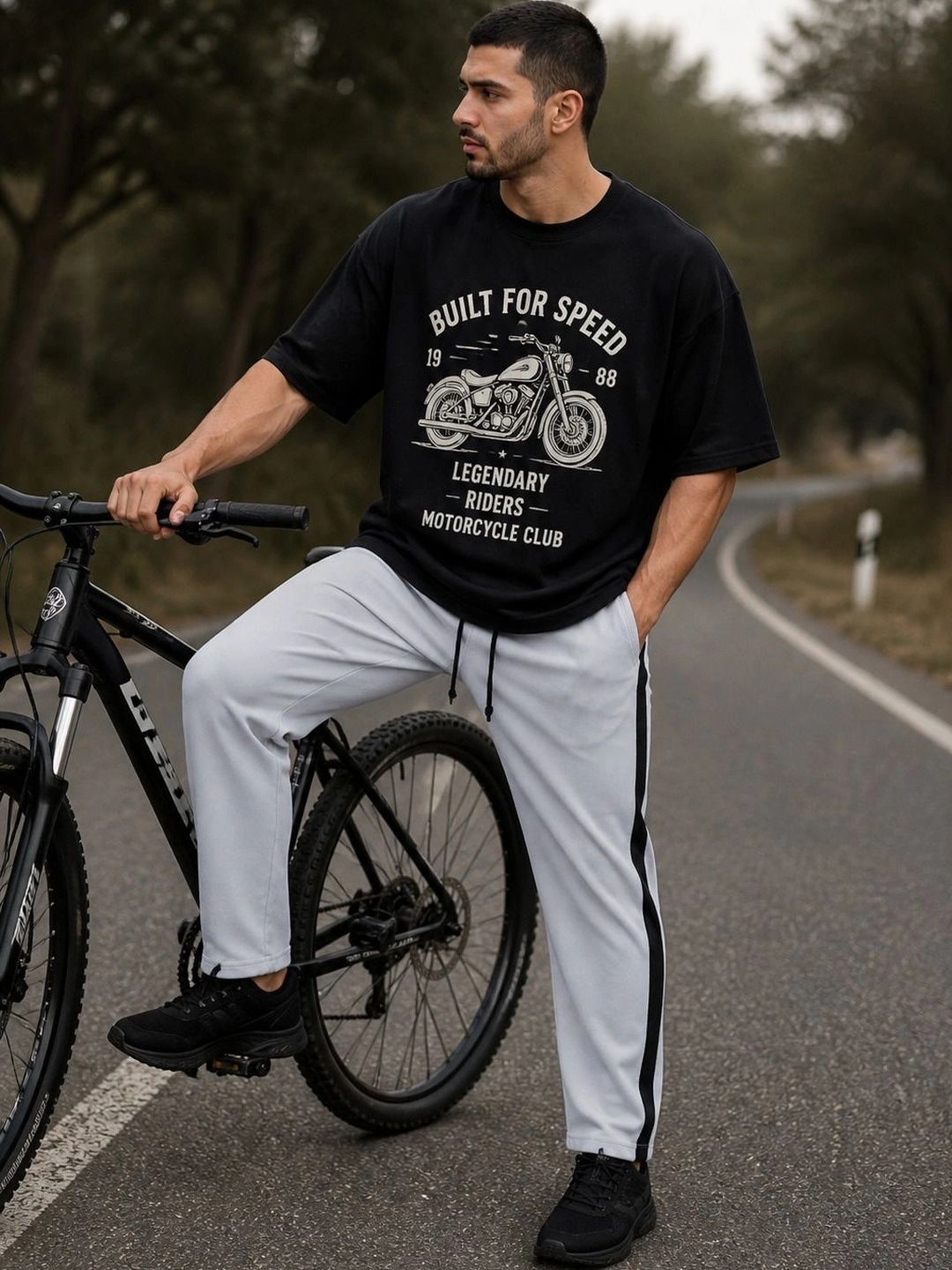 SZN Men Regular Fit Training Track Pants-picture-34
