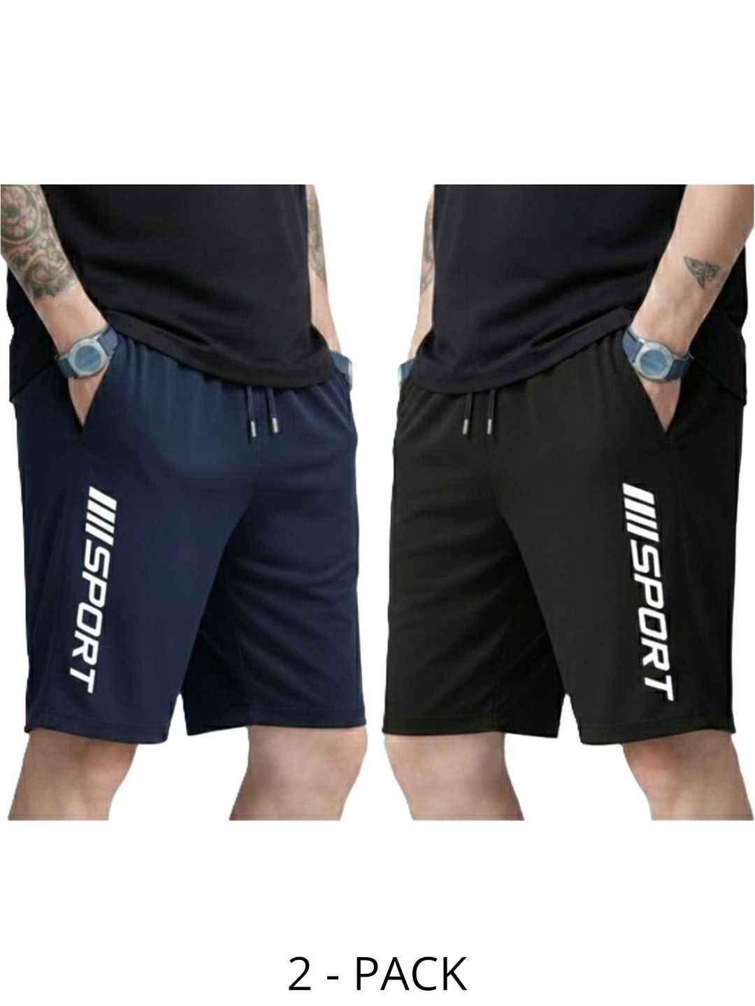 DESNUDA Men Typography Printed Training or Gym Sports Shorts-picture-23