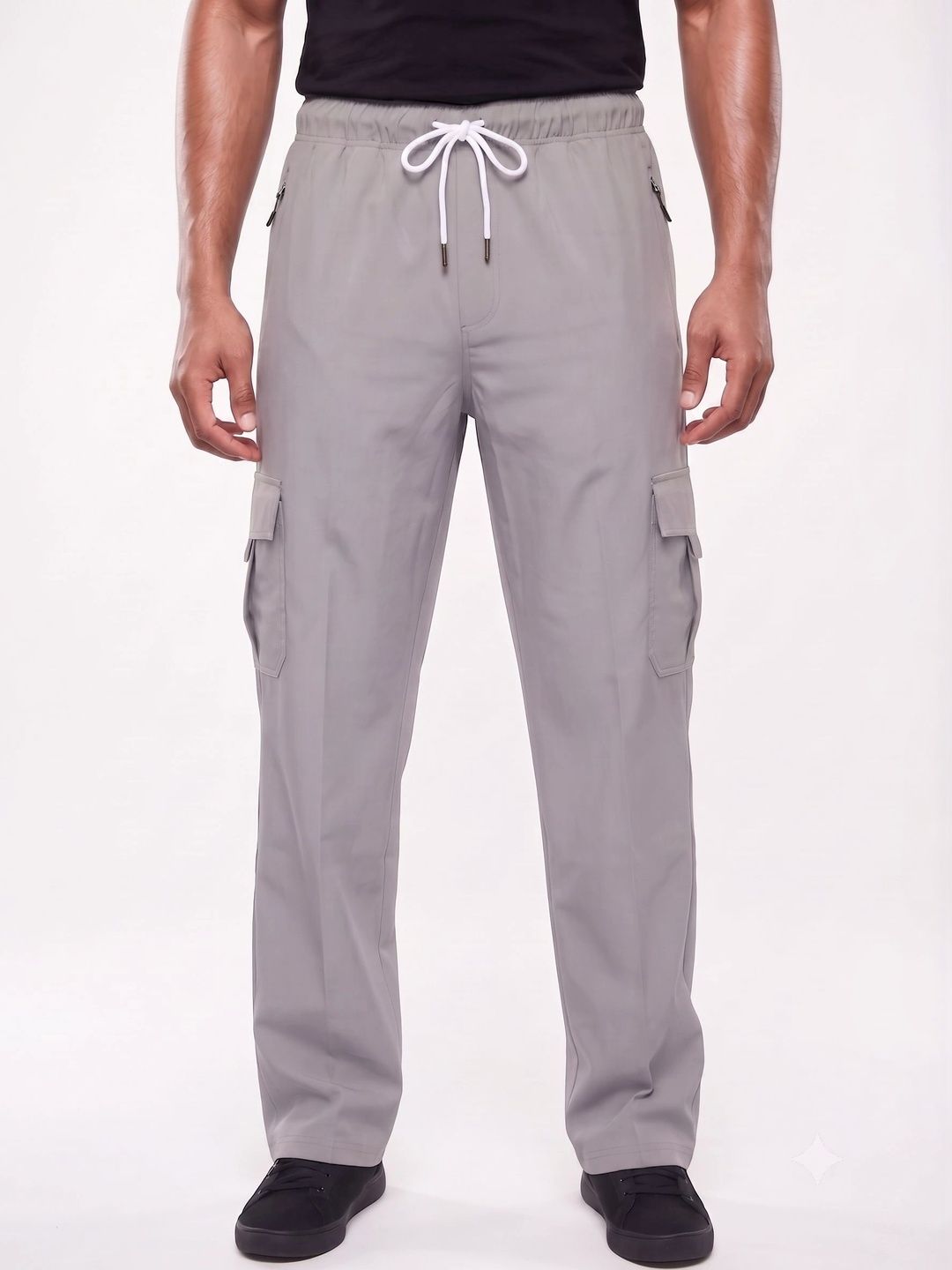 LuvyDuvy Men Relaxed Fit Training Cargos-picture-57