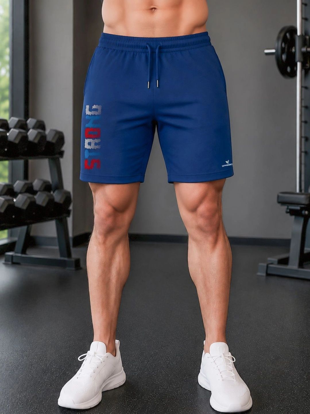 Dpassion Men Typography Training or Gym Sports Shorts-picture-46
