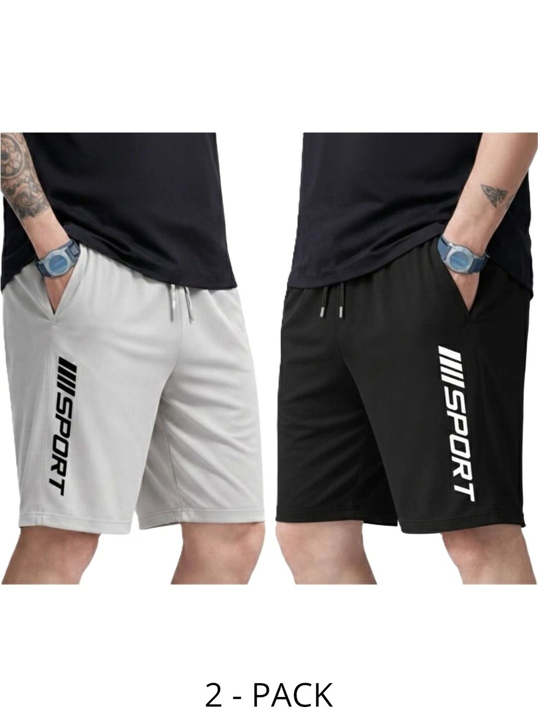 DESNUDA Men Typography Training or Gym Sports Shorts-picture-32