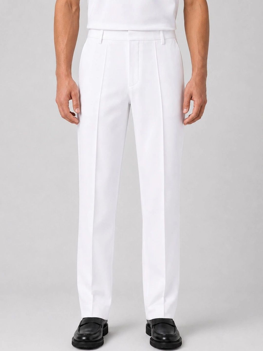 NOWI Men Easy Wash Pleated Trousers-picture-14