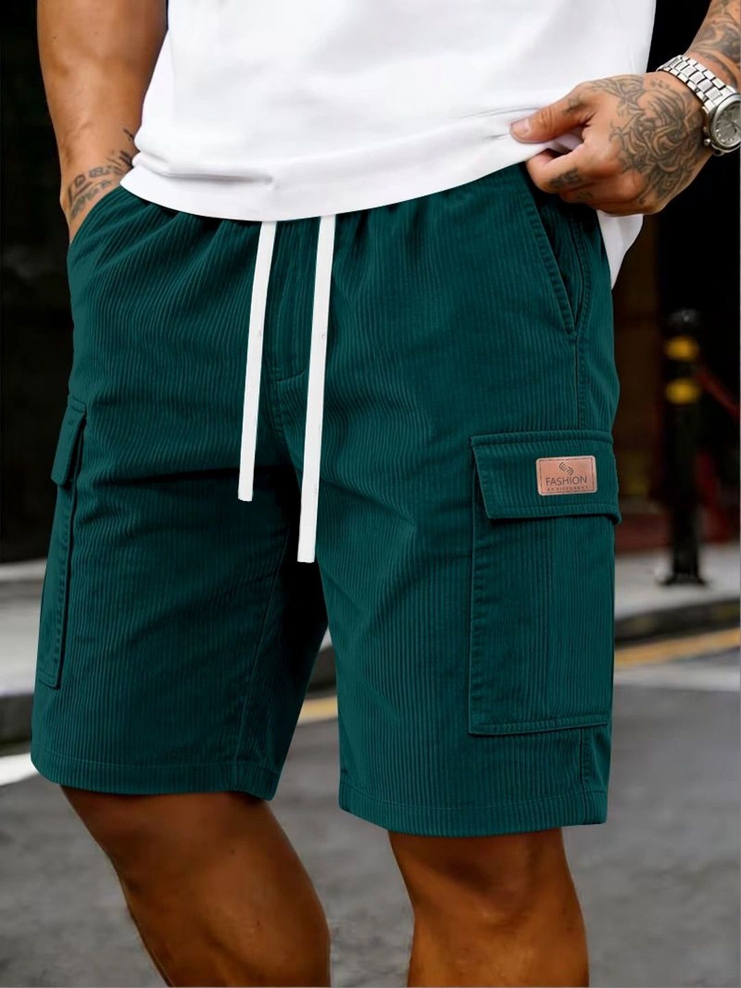 KAJARU Men Cargo Shorts-picture-49