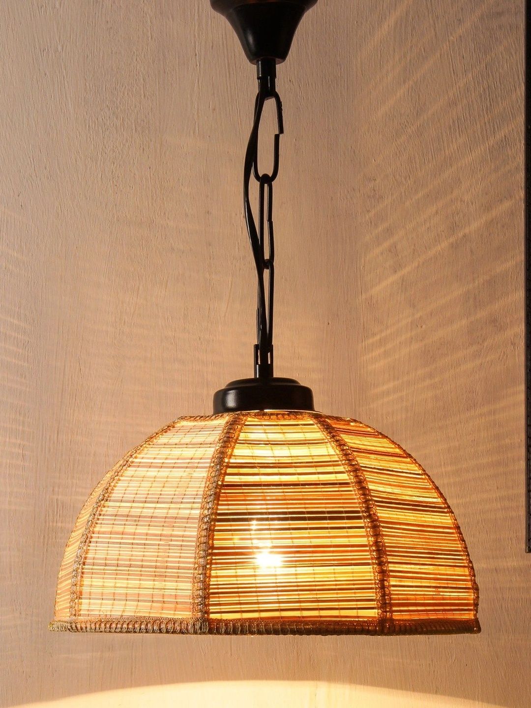 Myntra Elegant Homes Beige Textured Ceiling Lamp-picture-25
