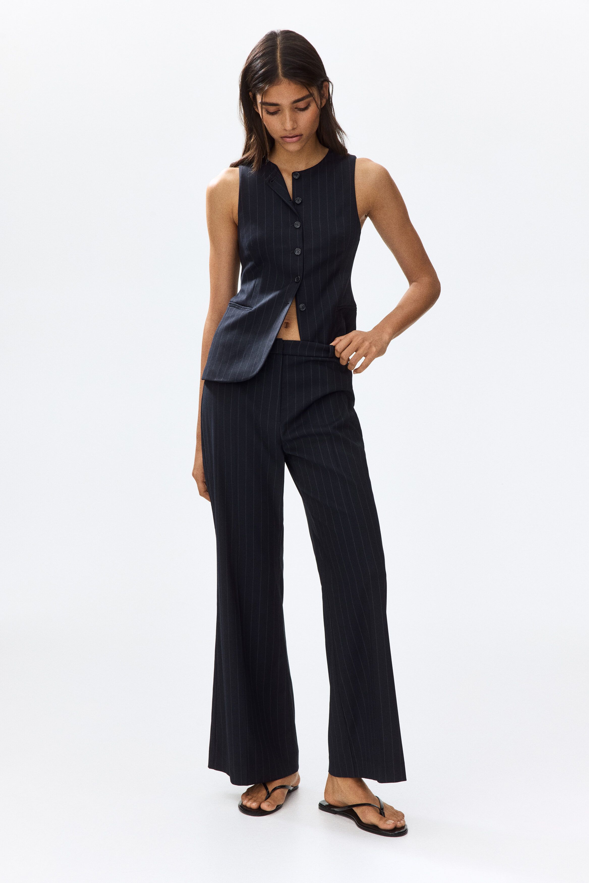 H&M Flared Tailored Trousers-picture-27