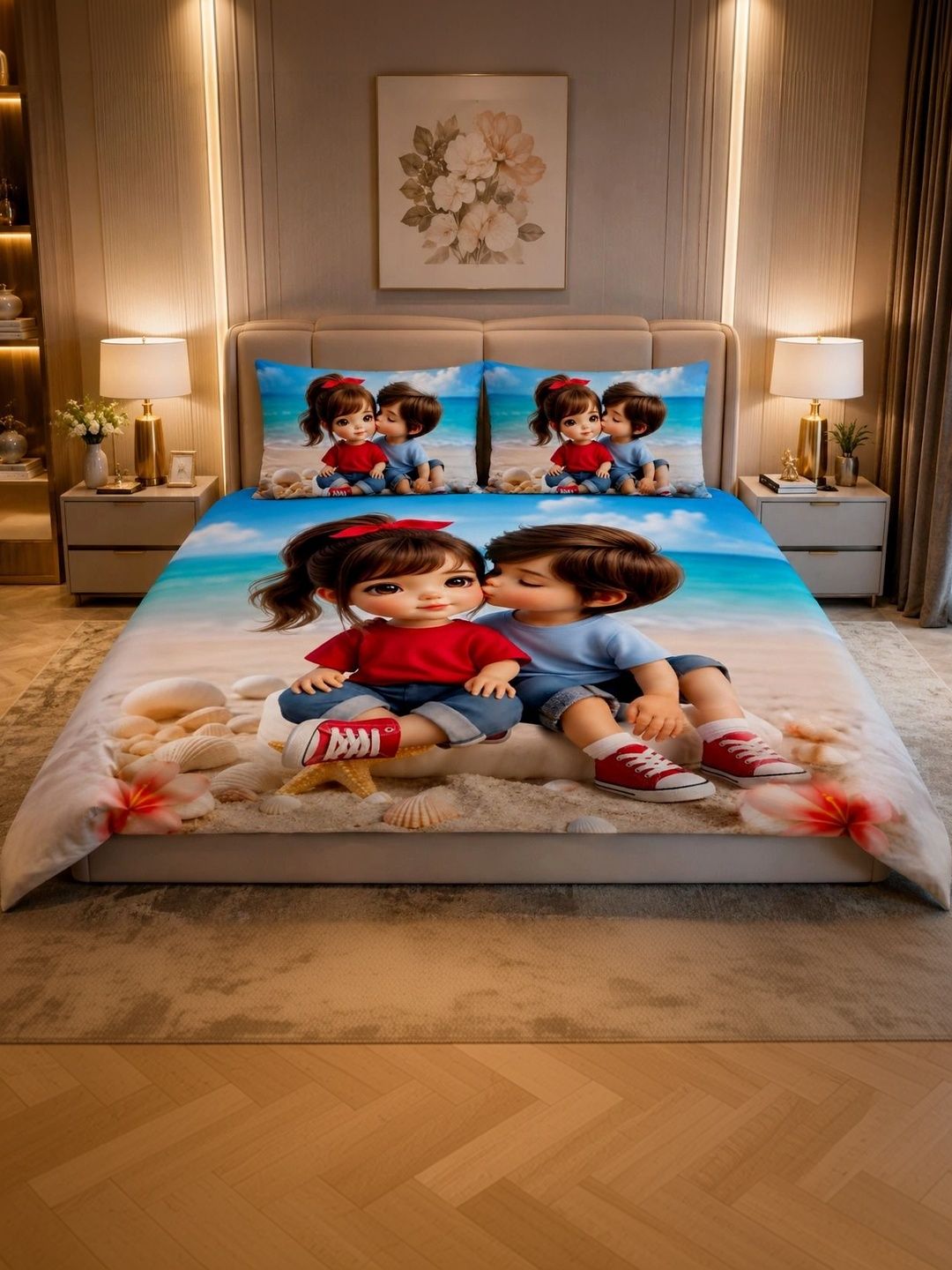 Supreme Home Collective Bedsheet with 2 Pillow Covers-image-47