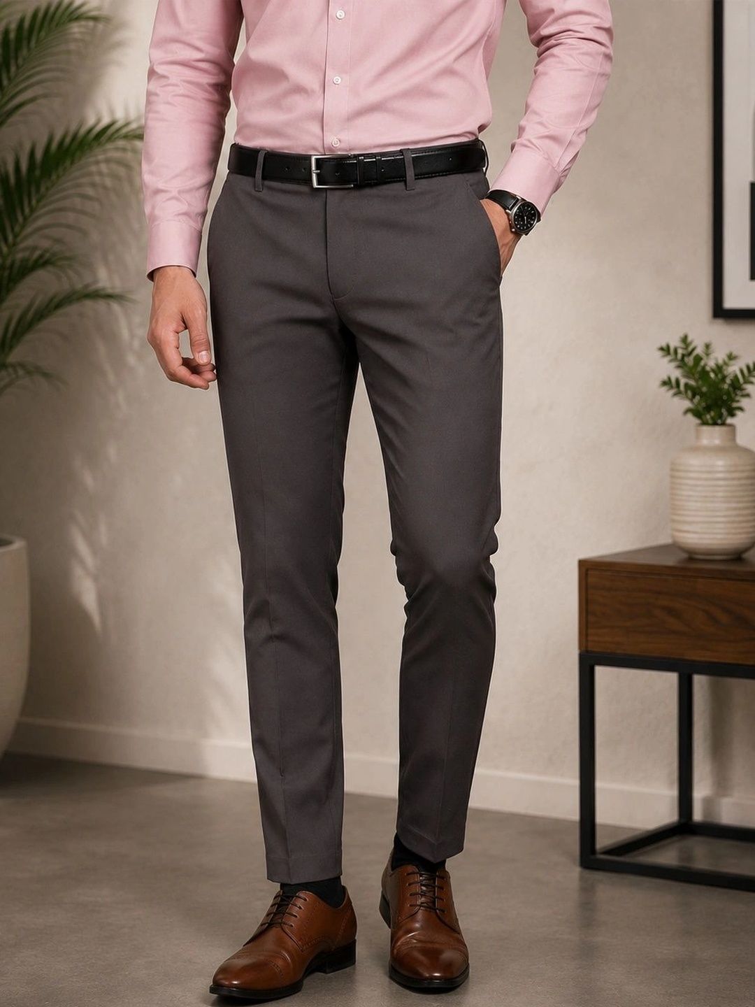 FUBAR Men Pleated Trousers-picture-40