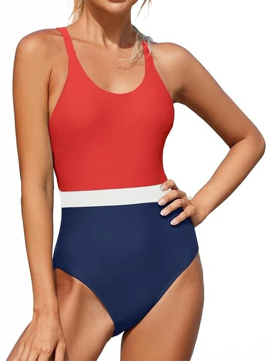 AARAM Colourblocked Round Neck Bodysuit-picture-13