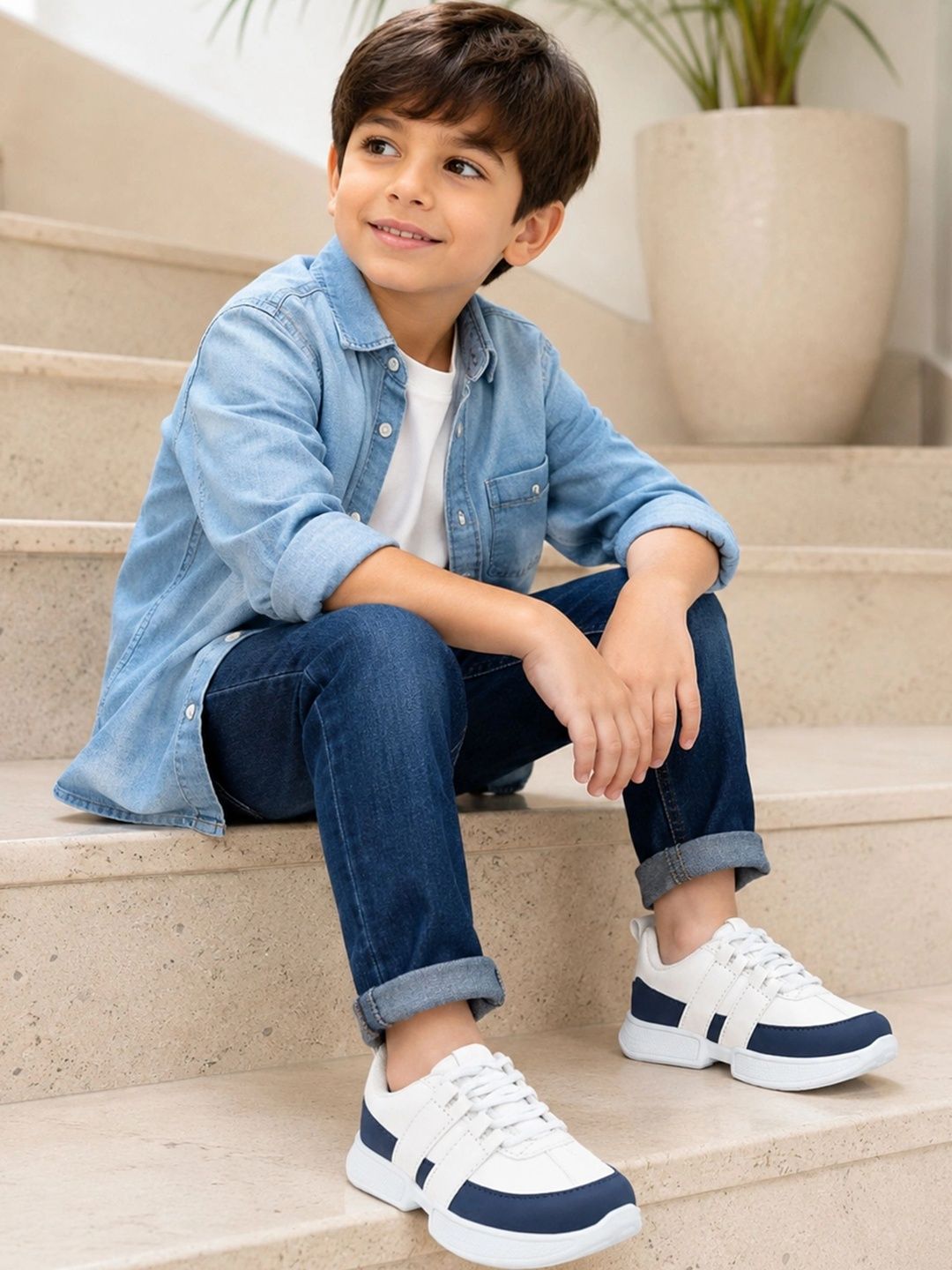 YK Unisex Kids Colourblocked Sneakers-picture-35