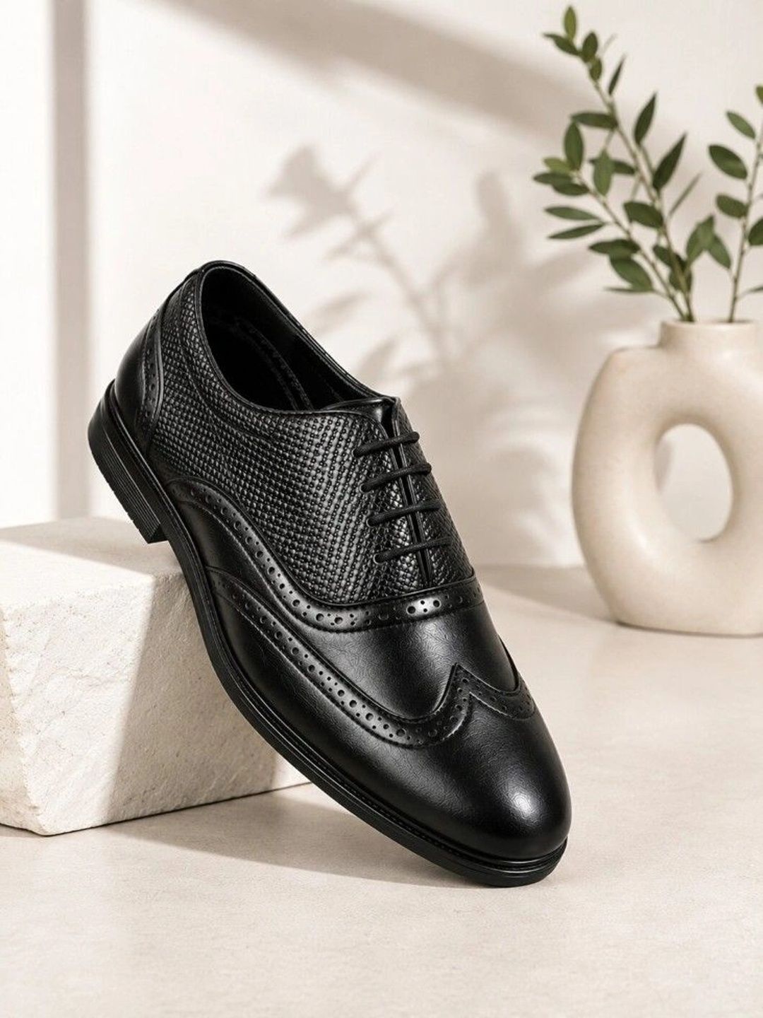 INVICTUS Men Round Toe Lace-Ups Formal Brogues-picture-35