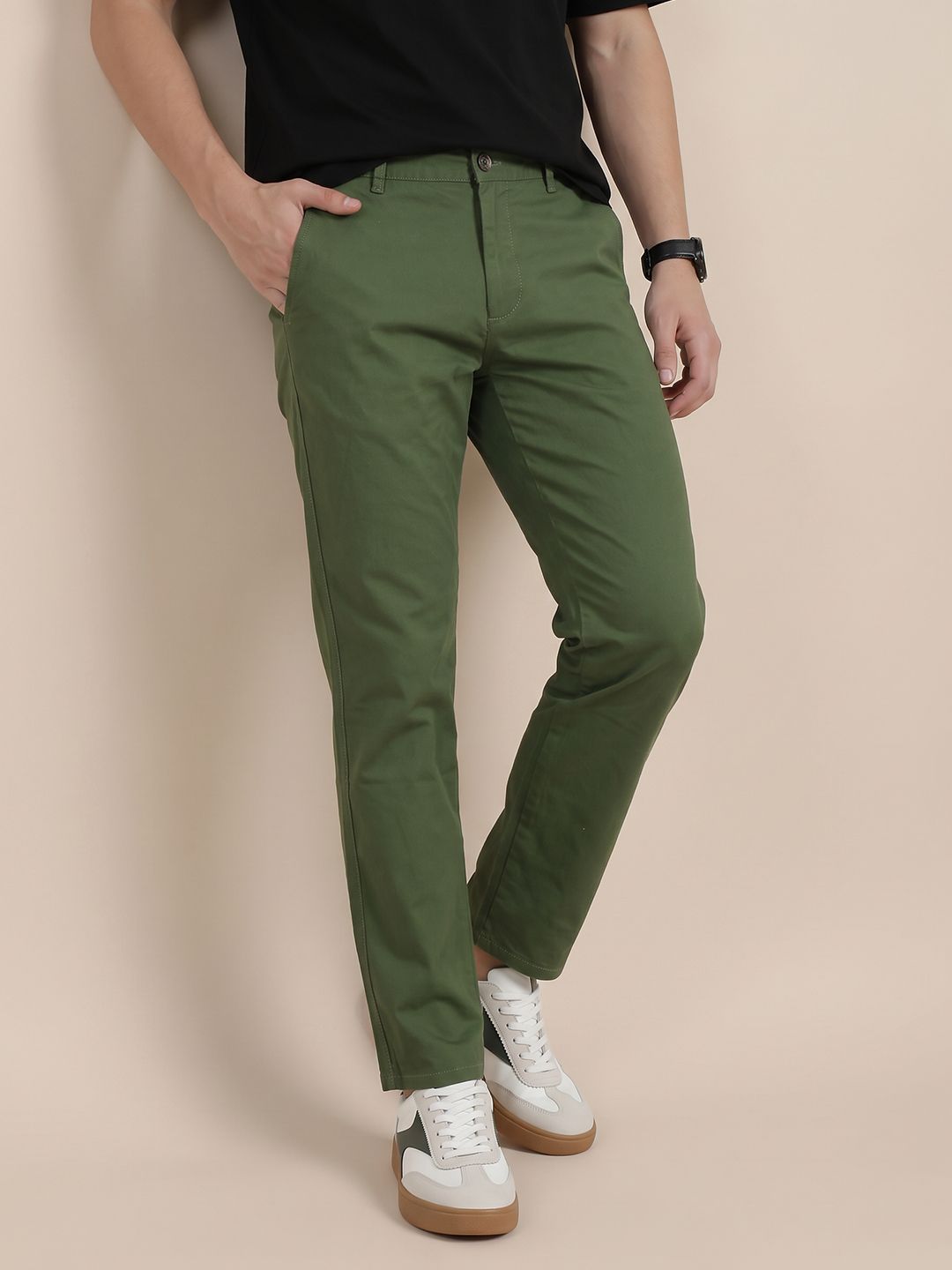 United Colors of Benetton Men Regular Fit Chinos Trouser-picture-28