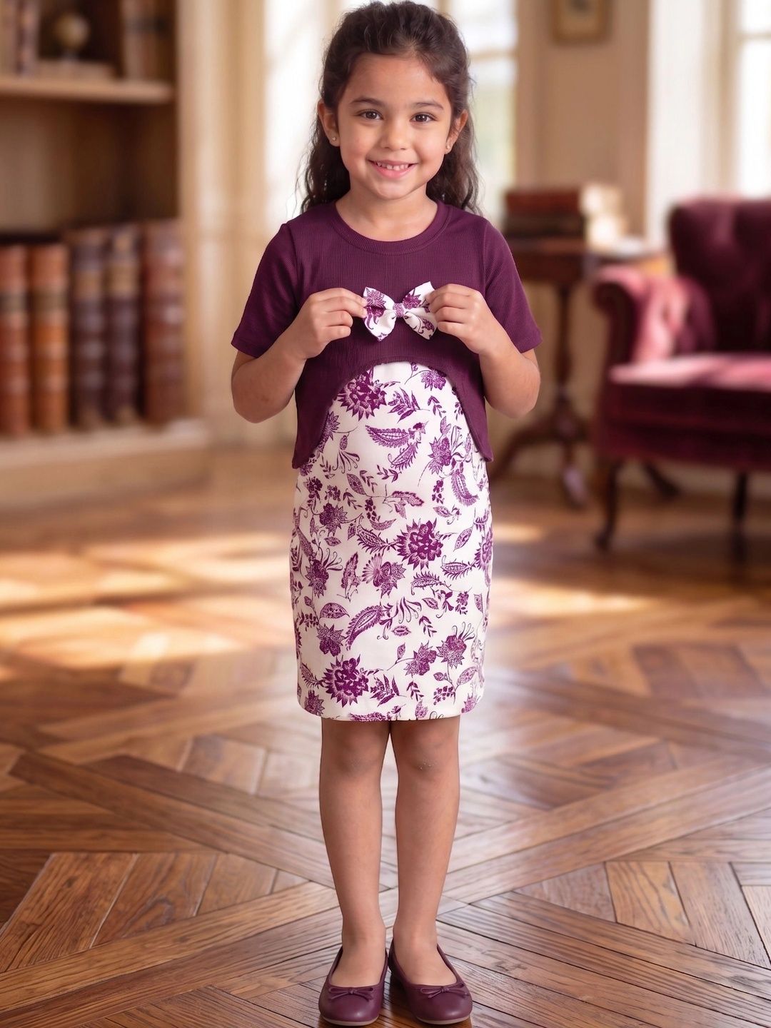 YK Floral Print Sheath Dress-picture-50