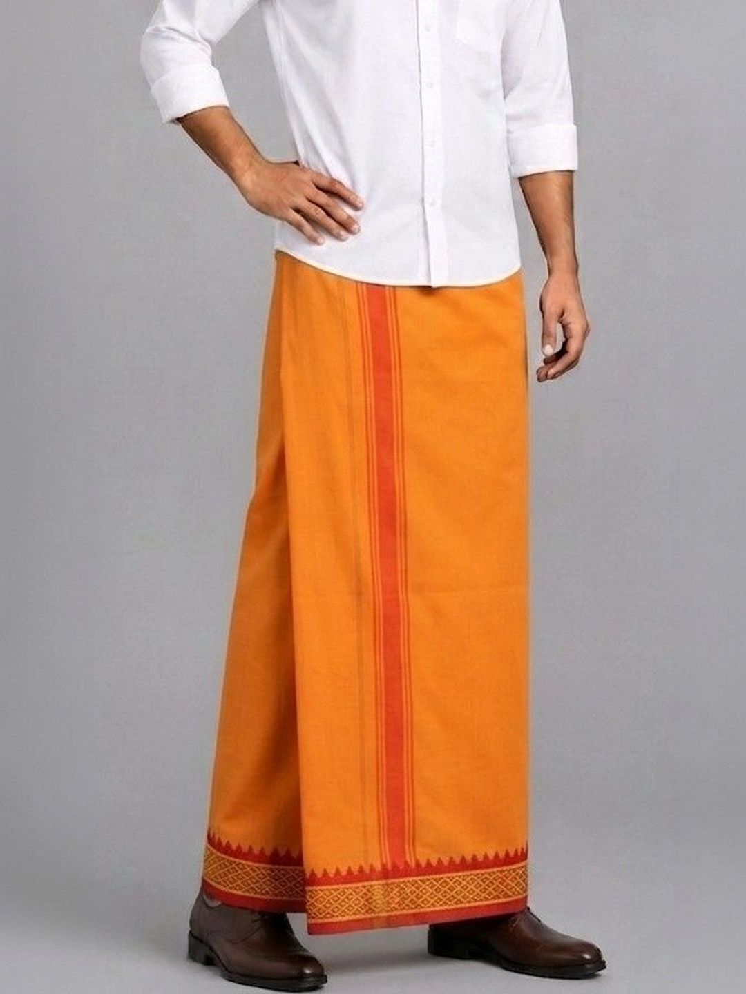 Sharan Elegance Men Cotton Dhoti Dhotis-picture-10