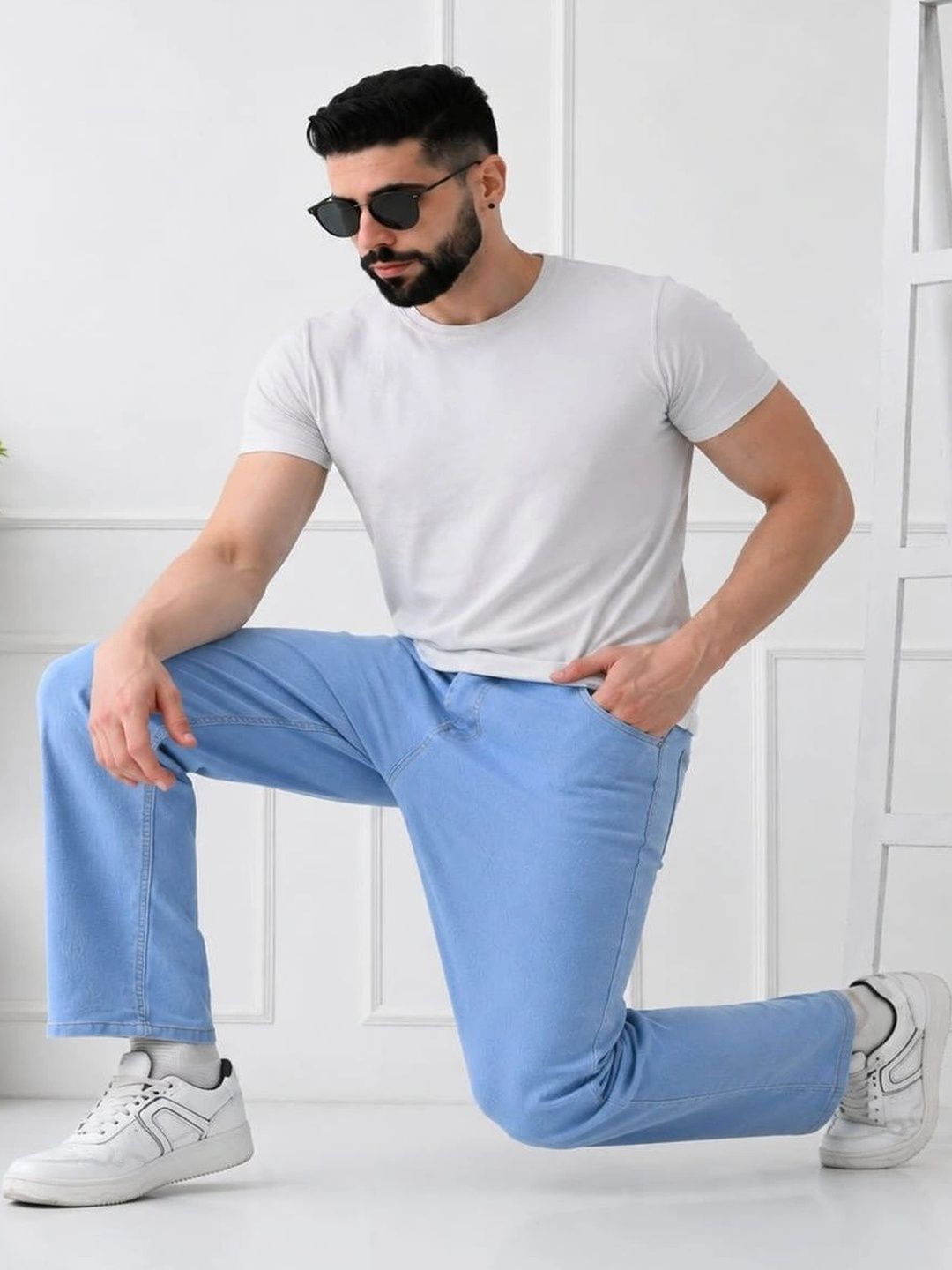 NALAKA Men Regular Fit Mid-Rise Jeans-picture-23