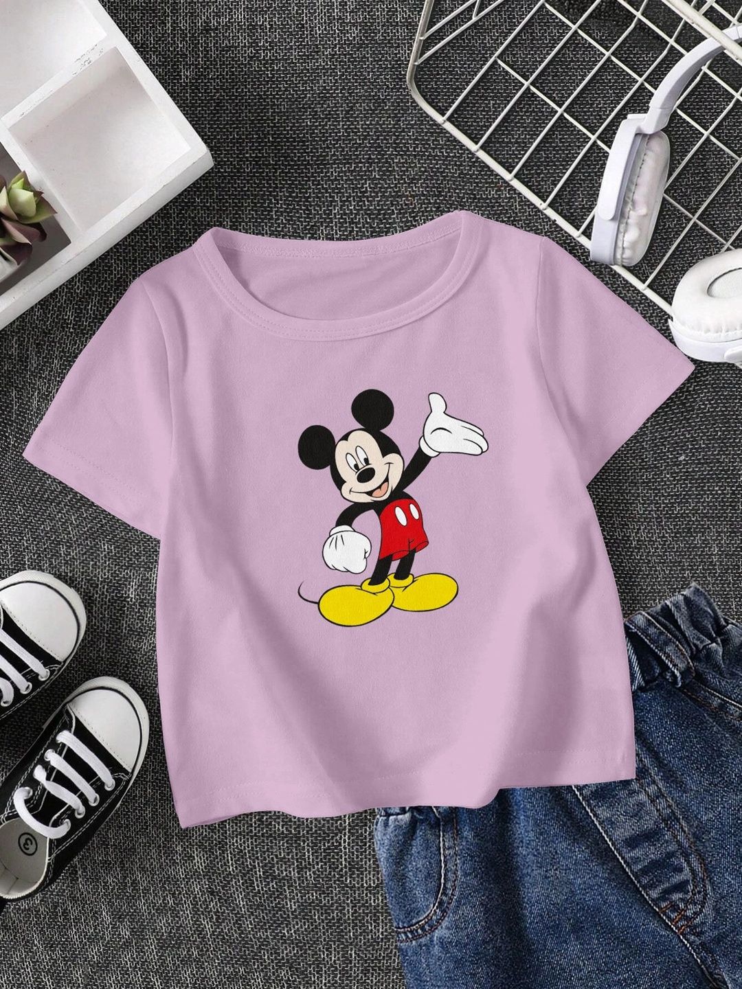 YK Disney Kids Mickey Mouse Printed T-shirt-picture-43