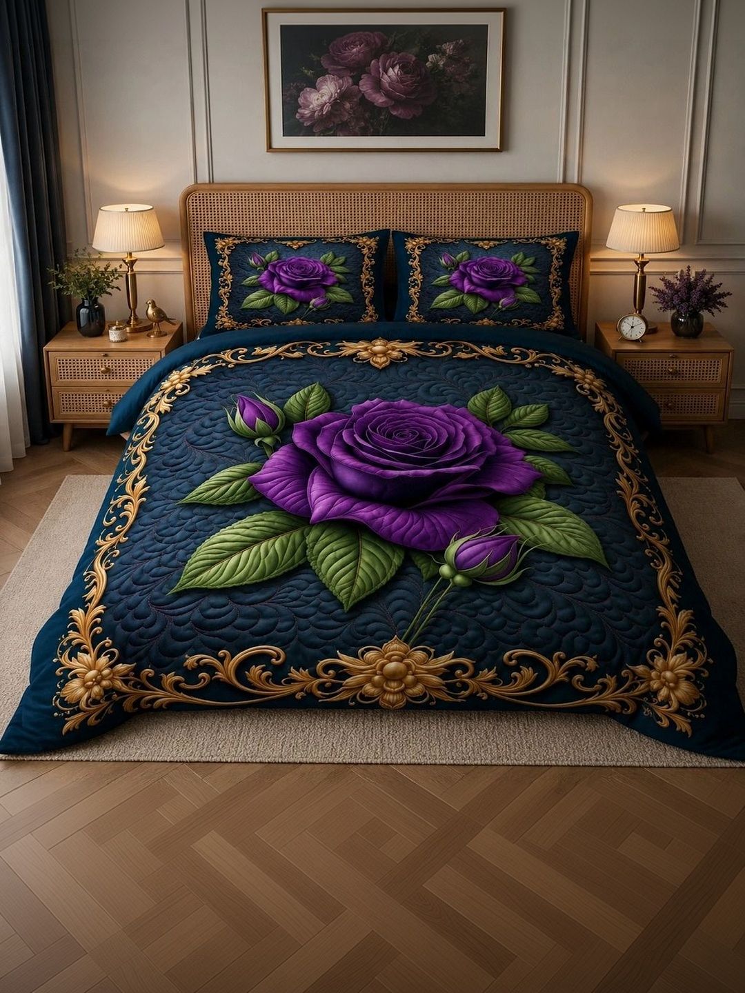 Supreme Home Collective Bedsheet with 2 Pillow Covers-picture-20