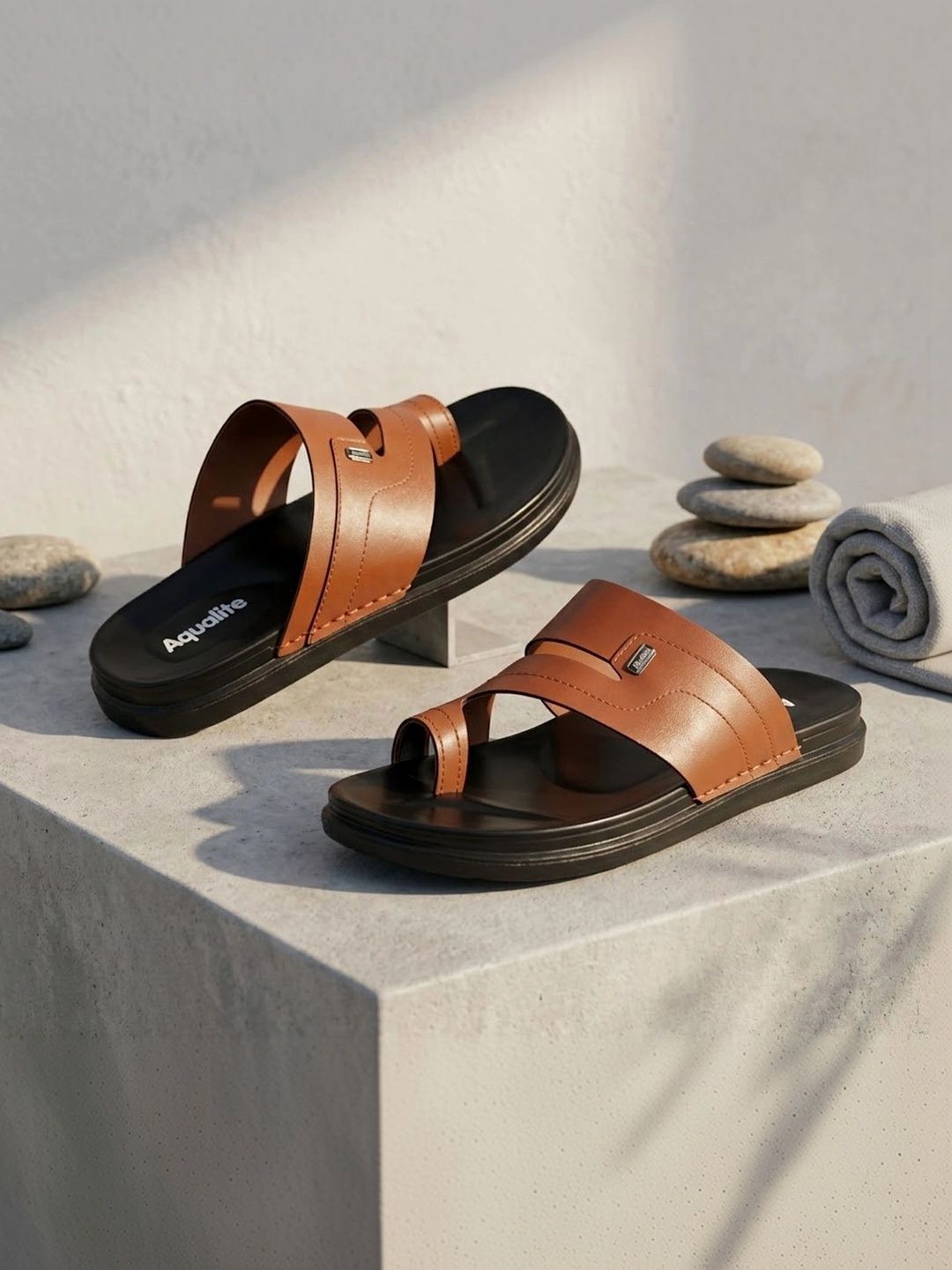 Aqualite Men PU Shoe-Style Sandals-picture-41