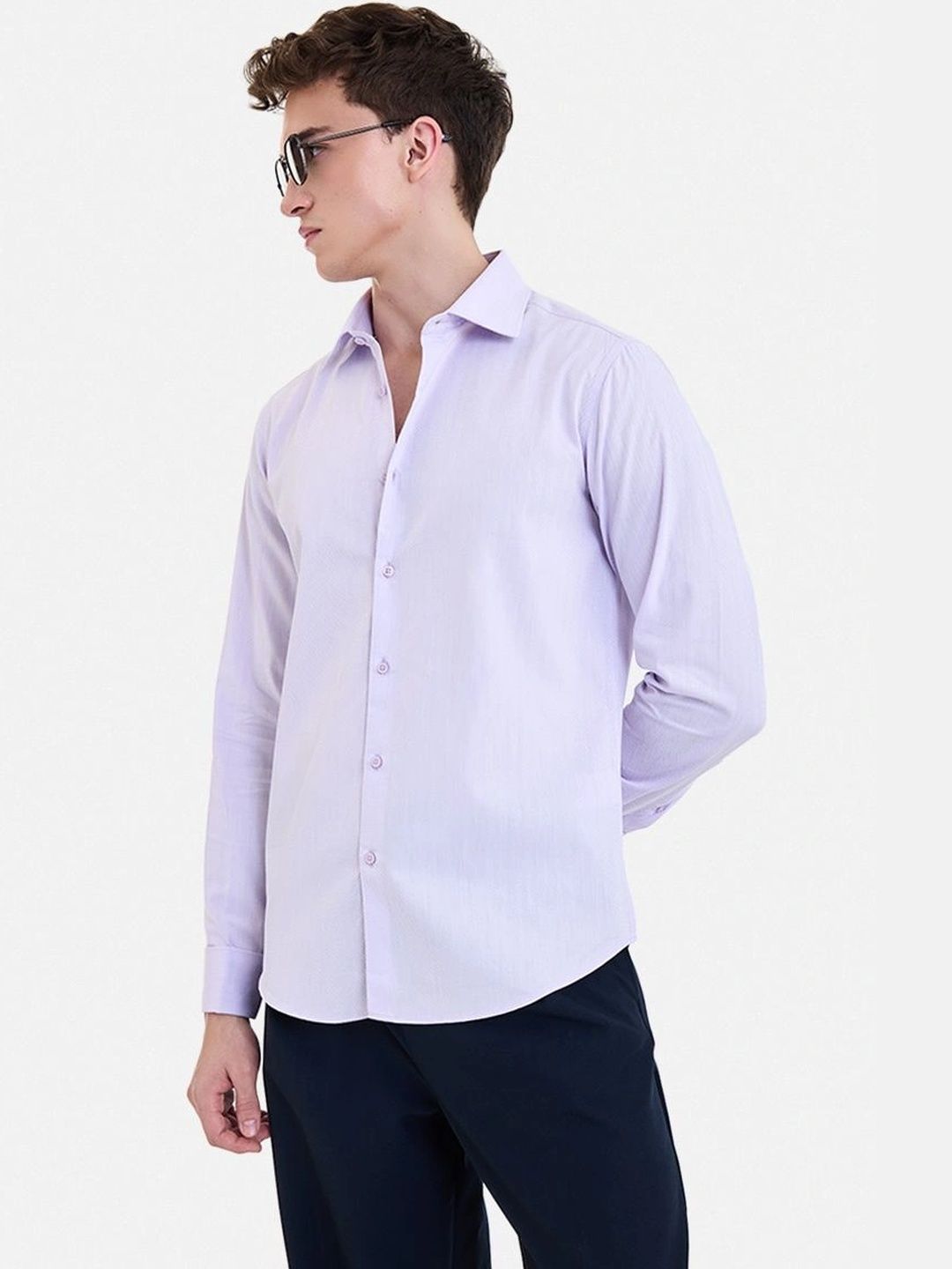 Snitch Men Slim Fit Semiformal Shirt-image-19