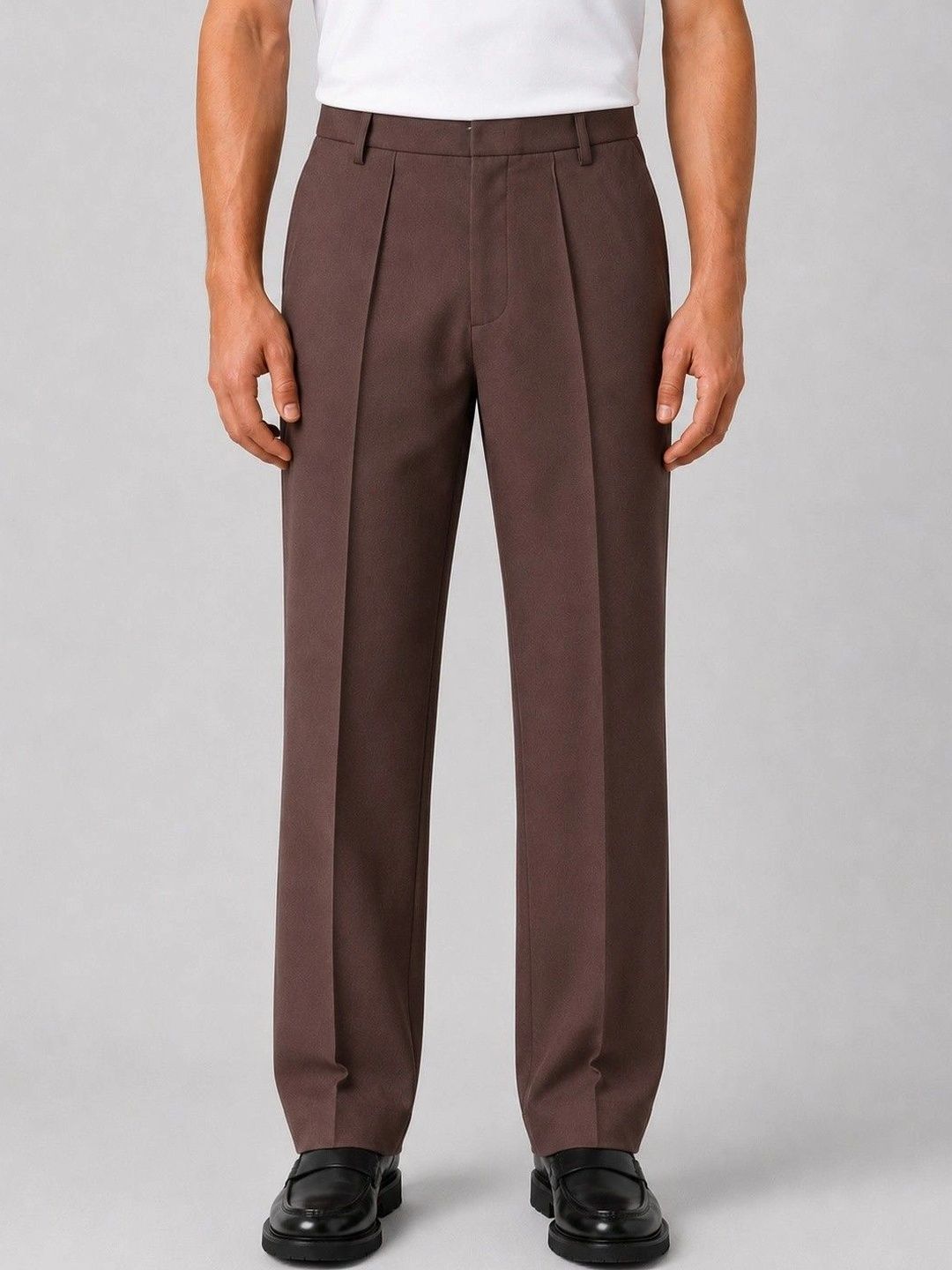 NOWI Men Pleated Trousers-picture-23