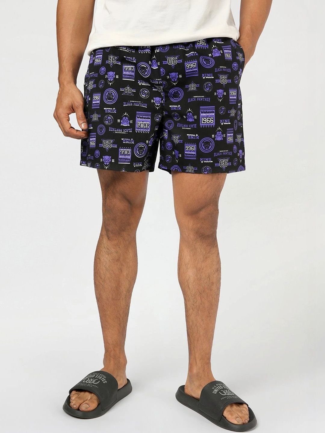 Bewakoof All Over Marvel-Printed Pure Cotton Boxers-image-19
