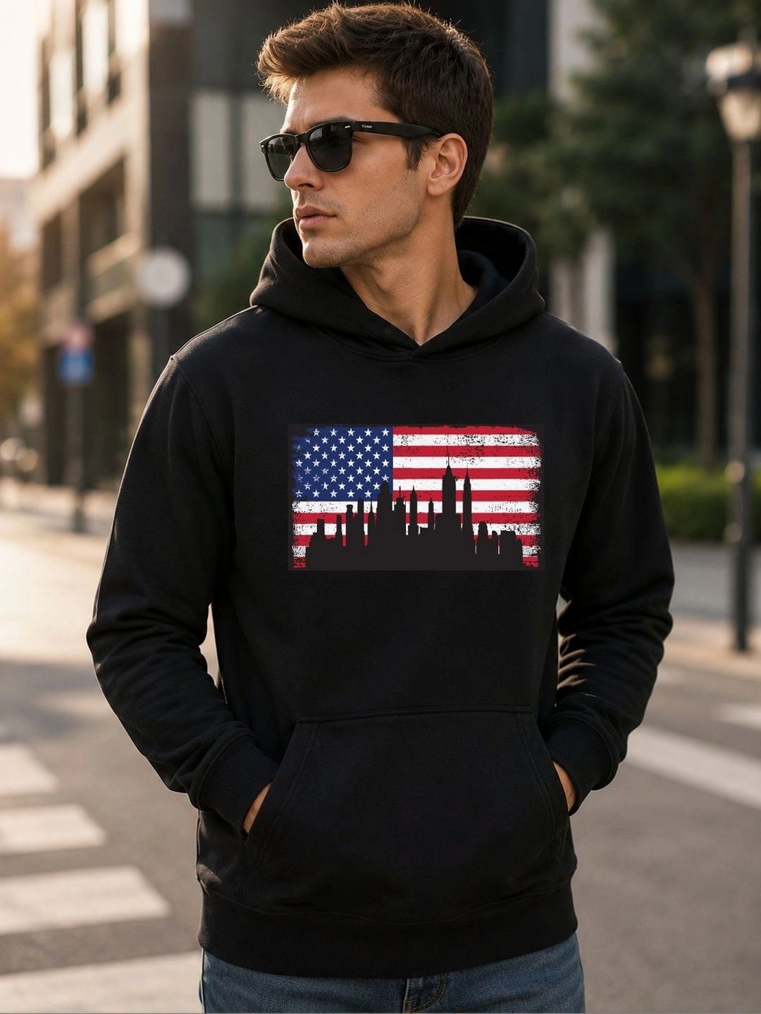 TRENDIFYTEEZ Men Printed Hooded Sweatshirt-picture-17