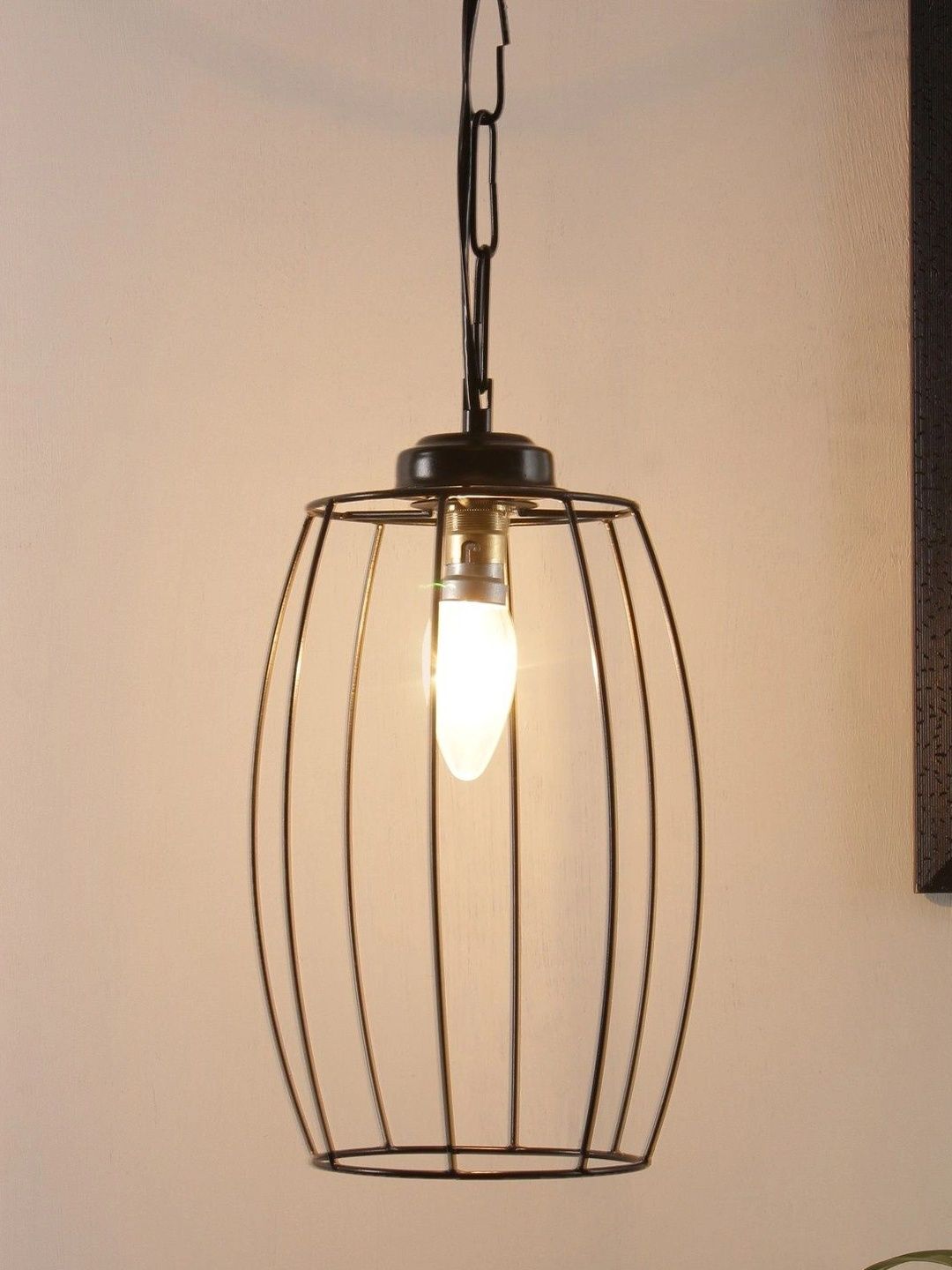 Myntra Elegant Homes Black Ceiling Lamp-picture-47