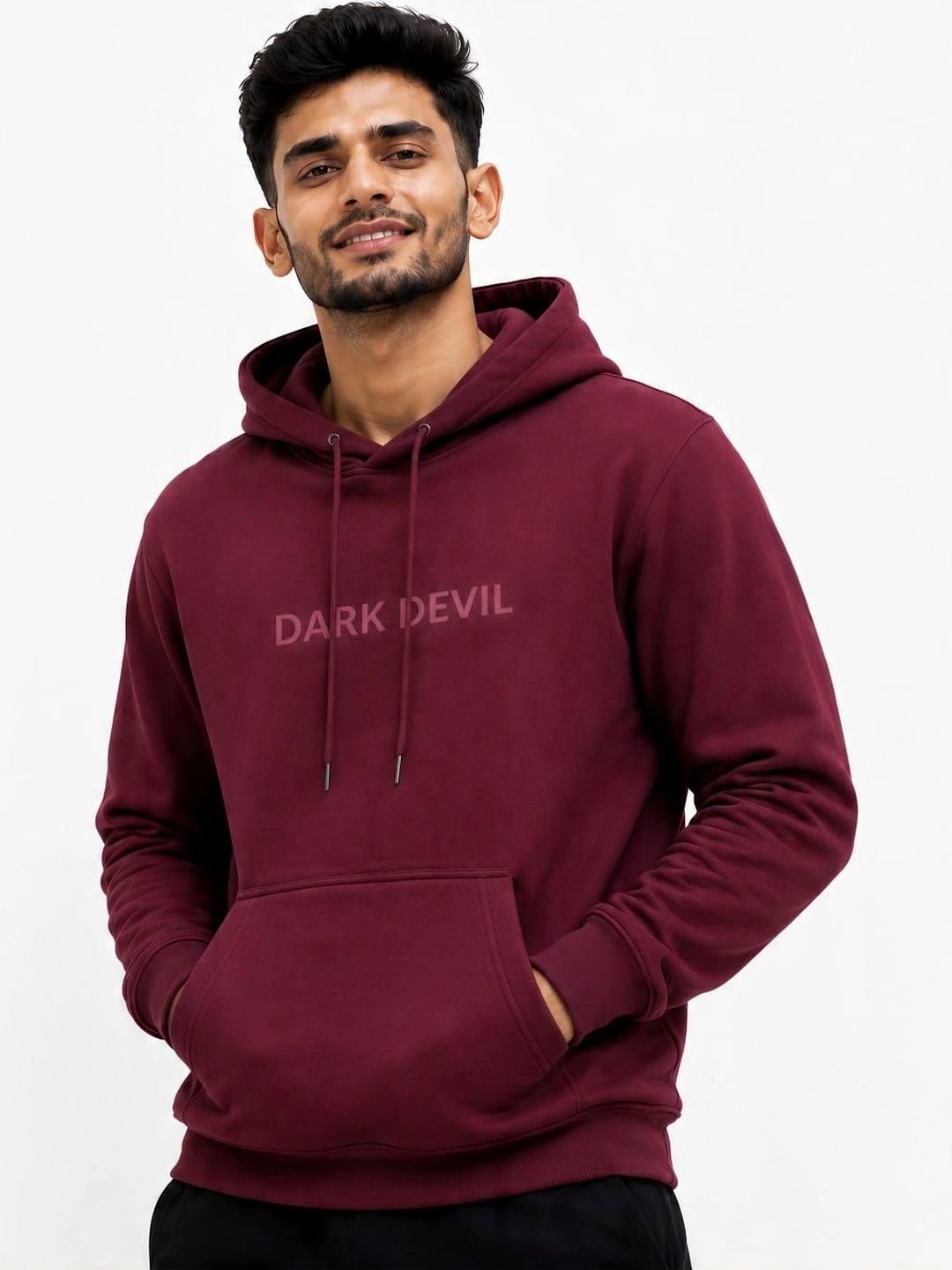 DARK DEVIL Men Printed Hooded Sweatshirt-picture-15