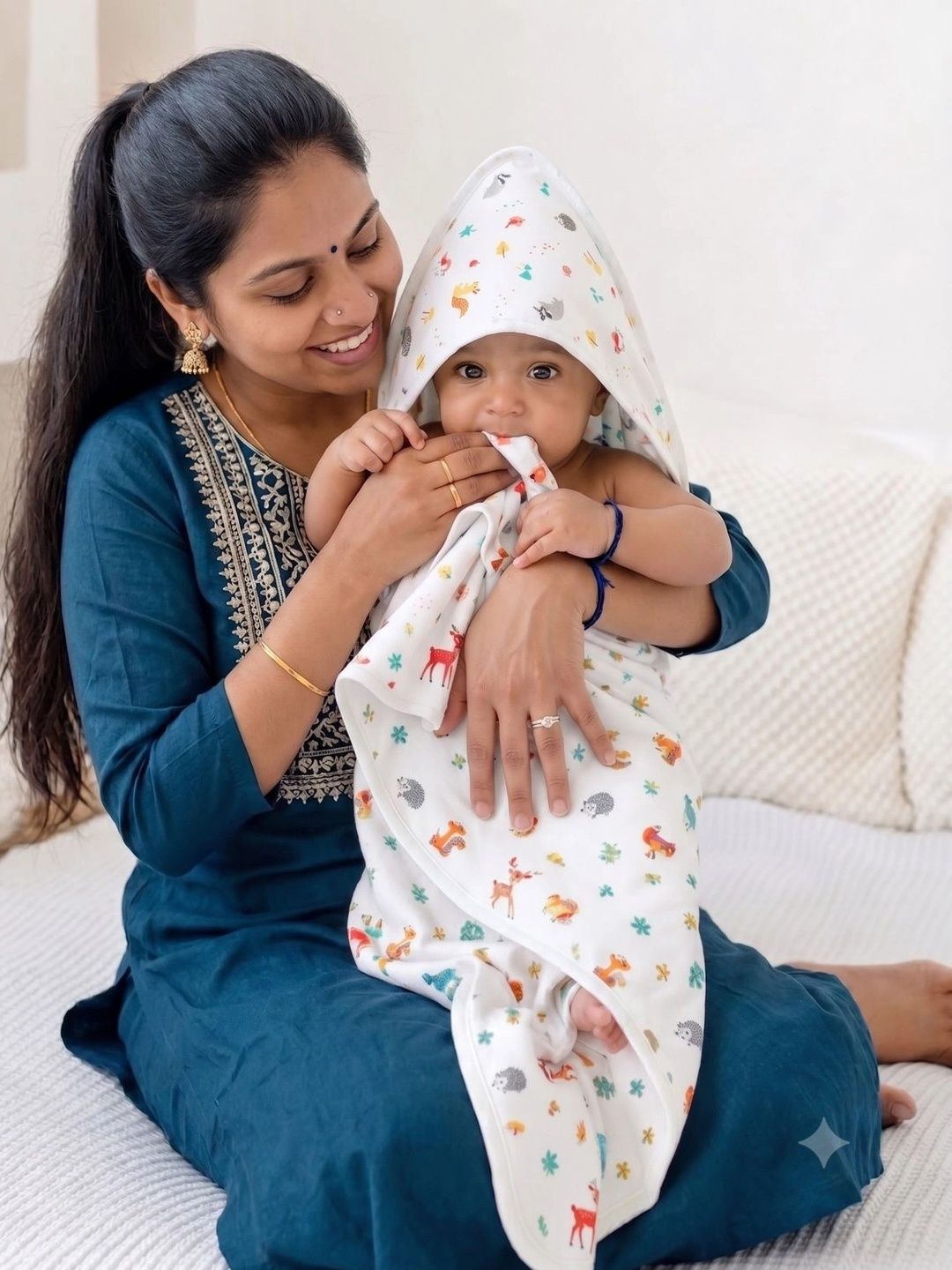 Tharunsha Elite 3-Layer Baby Hooded Towel-picture-19