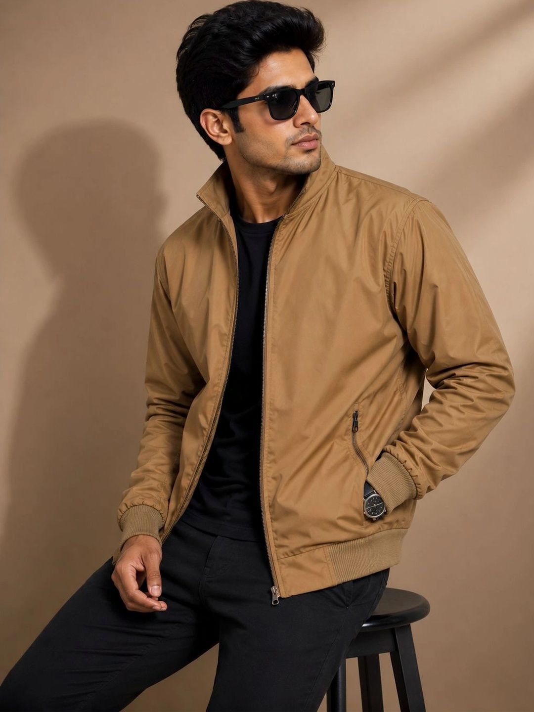 ONLYBASIC Men Lightweight Bomber Jacket-picture-55