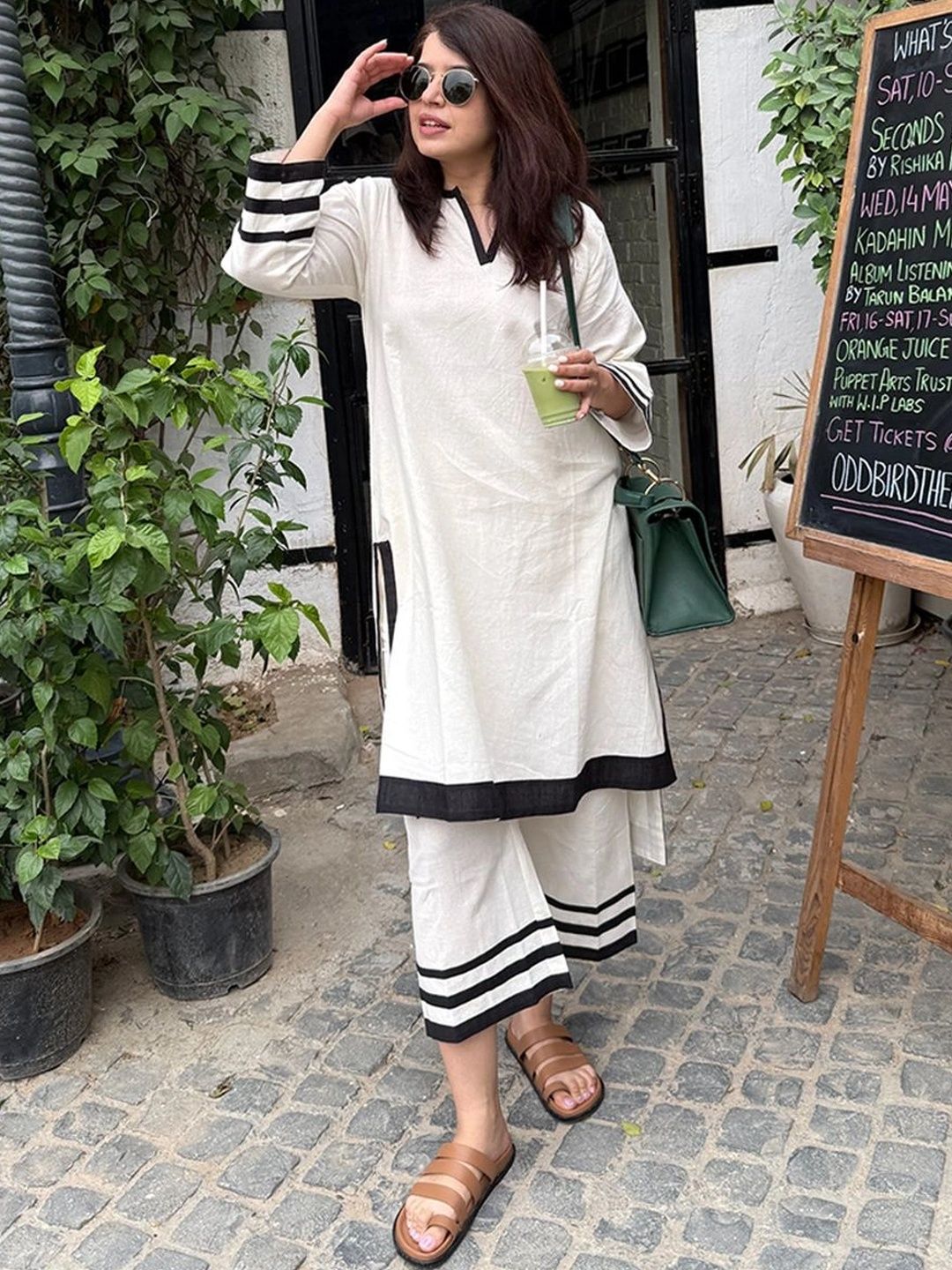 GoSriKi Women Regular Kurta with Trousers-image-43