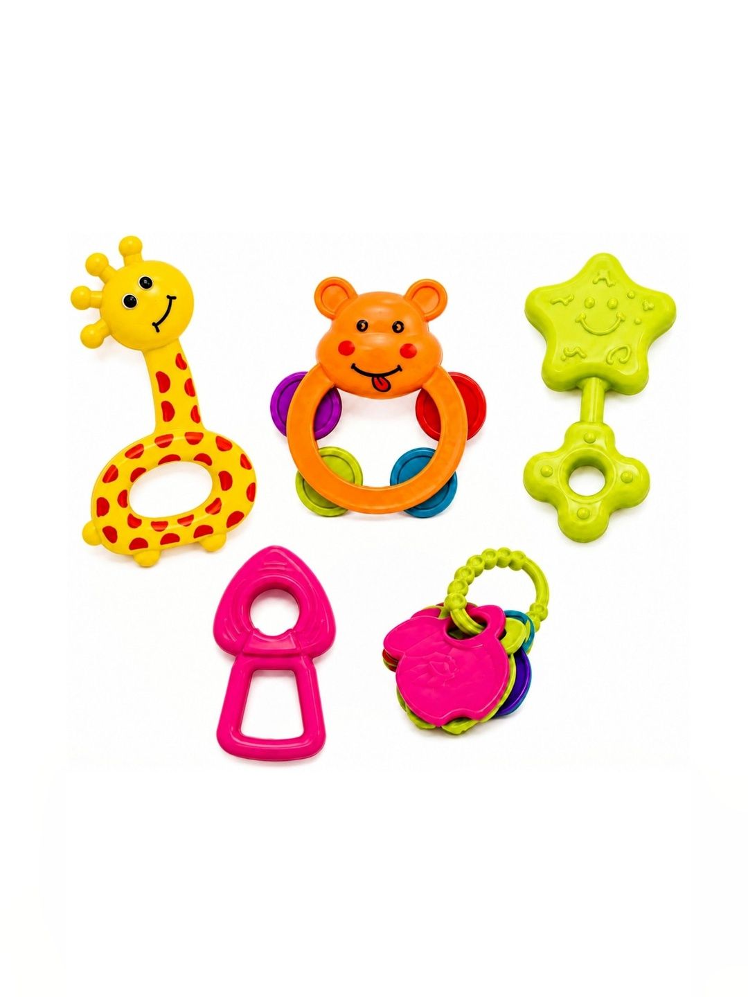 SufyQuens Set Of 5 Baby Rattles Toy Learning Set-picture-15