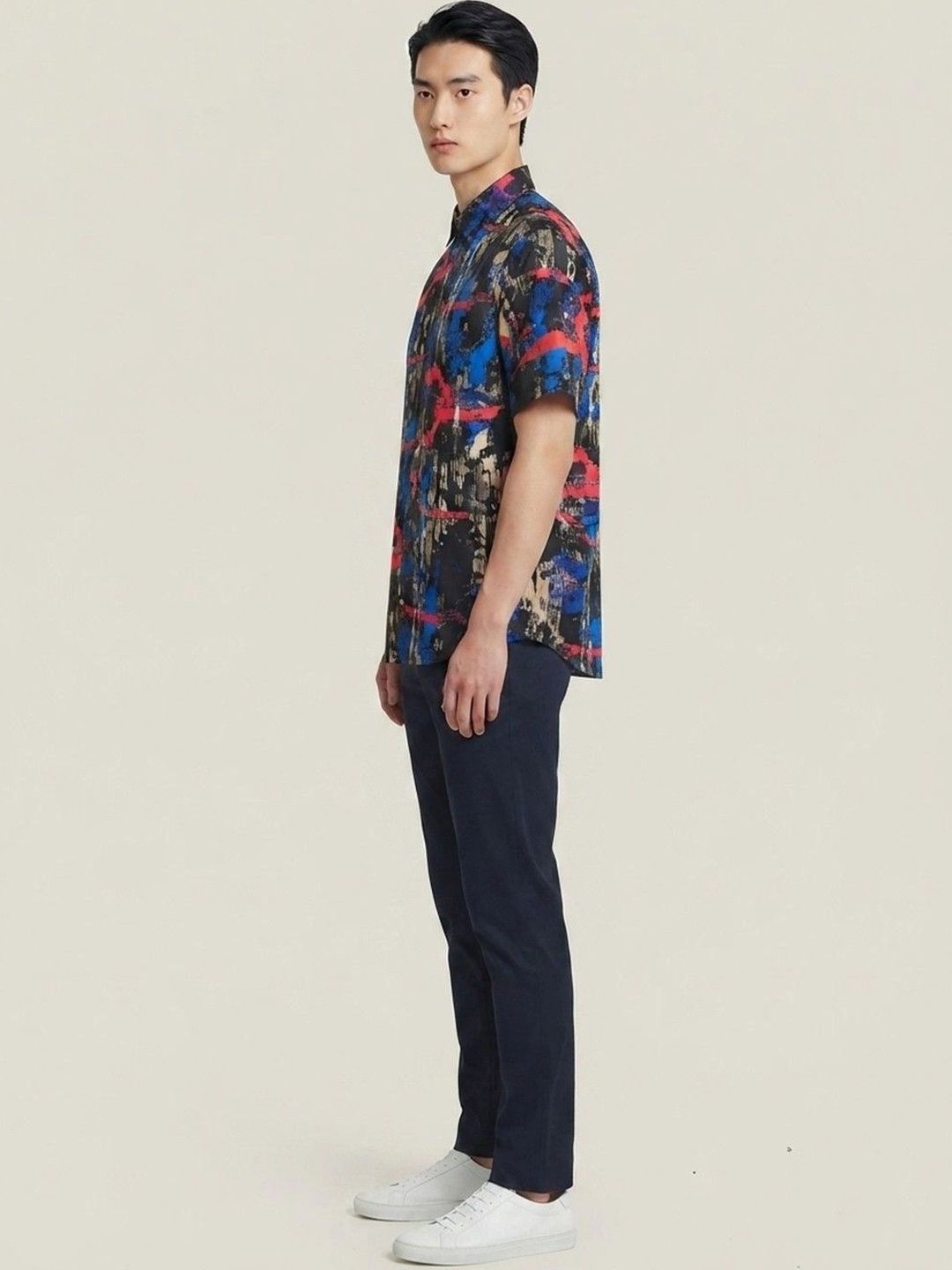 Suo Men Printed Casual Shirt-picture-35
