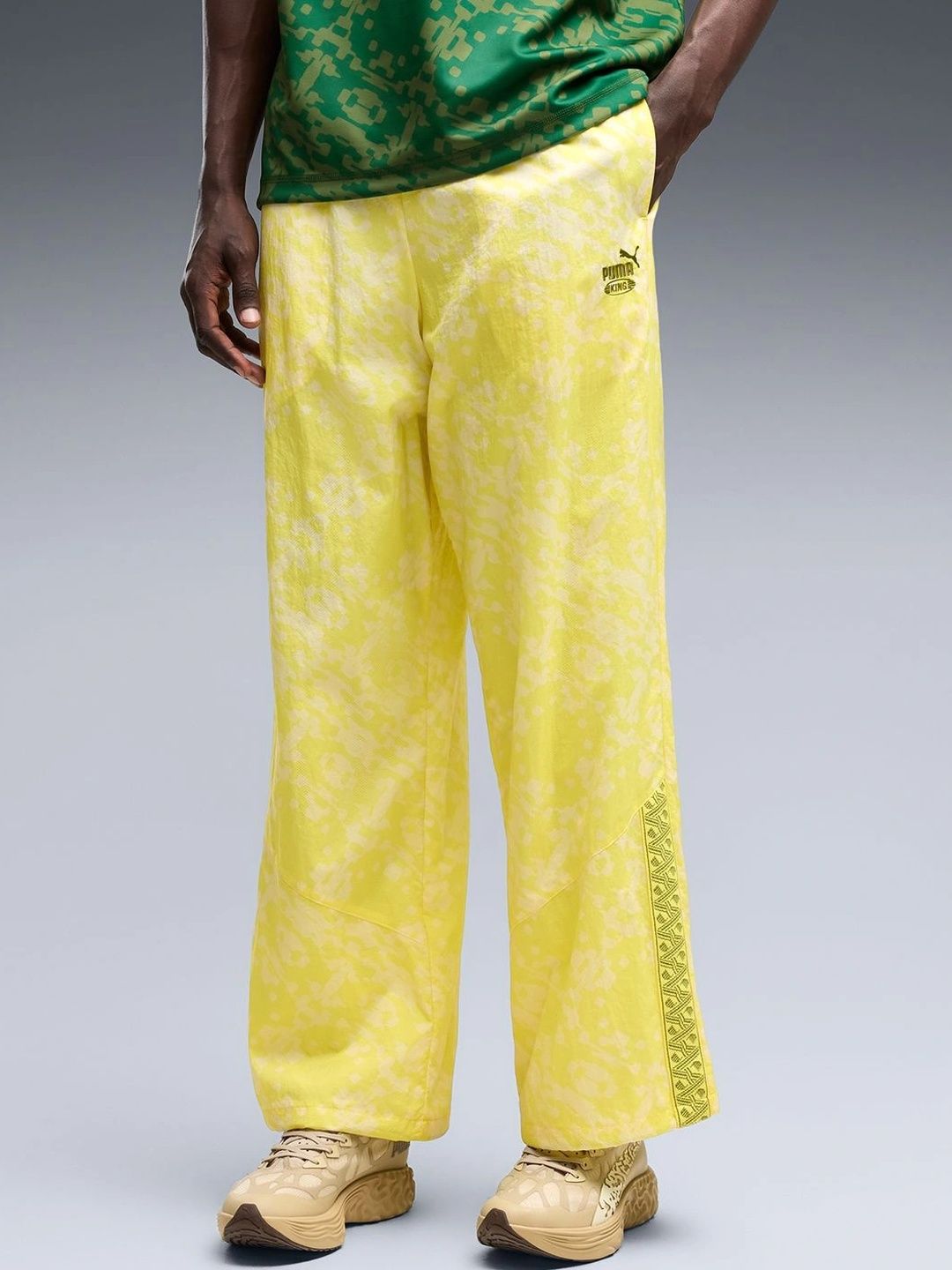 Puma Men Relaxed Fit Abstract Football Track Pants-picture-29