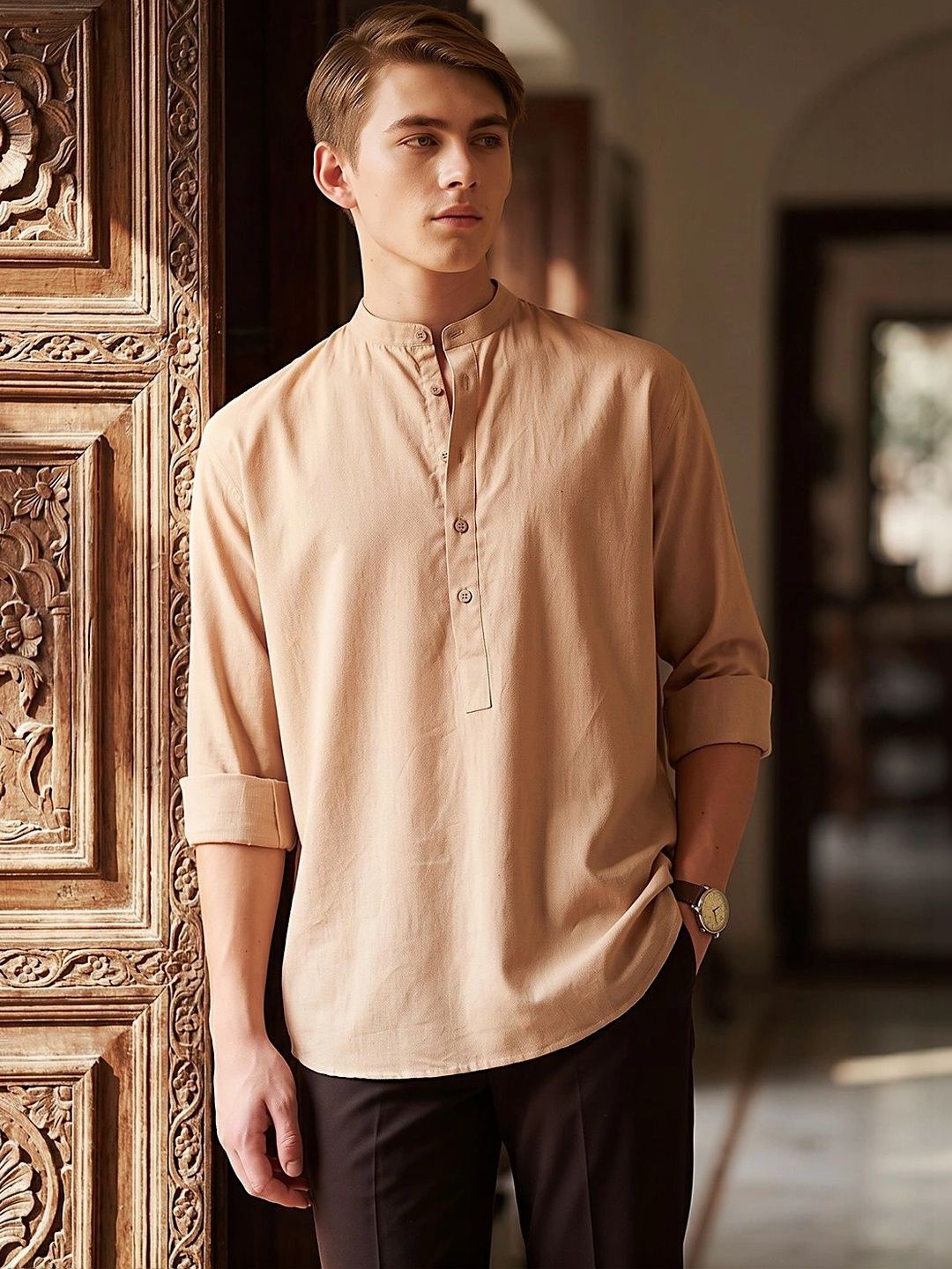 DENNISON Men Indie Prints Kurta-picture-22