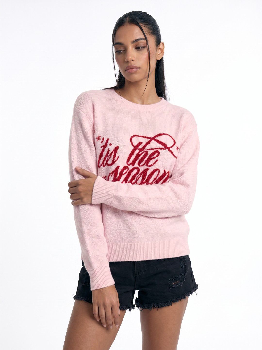 glitchez Typography Relaxed Fit Knitted Pullover-picture-30