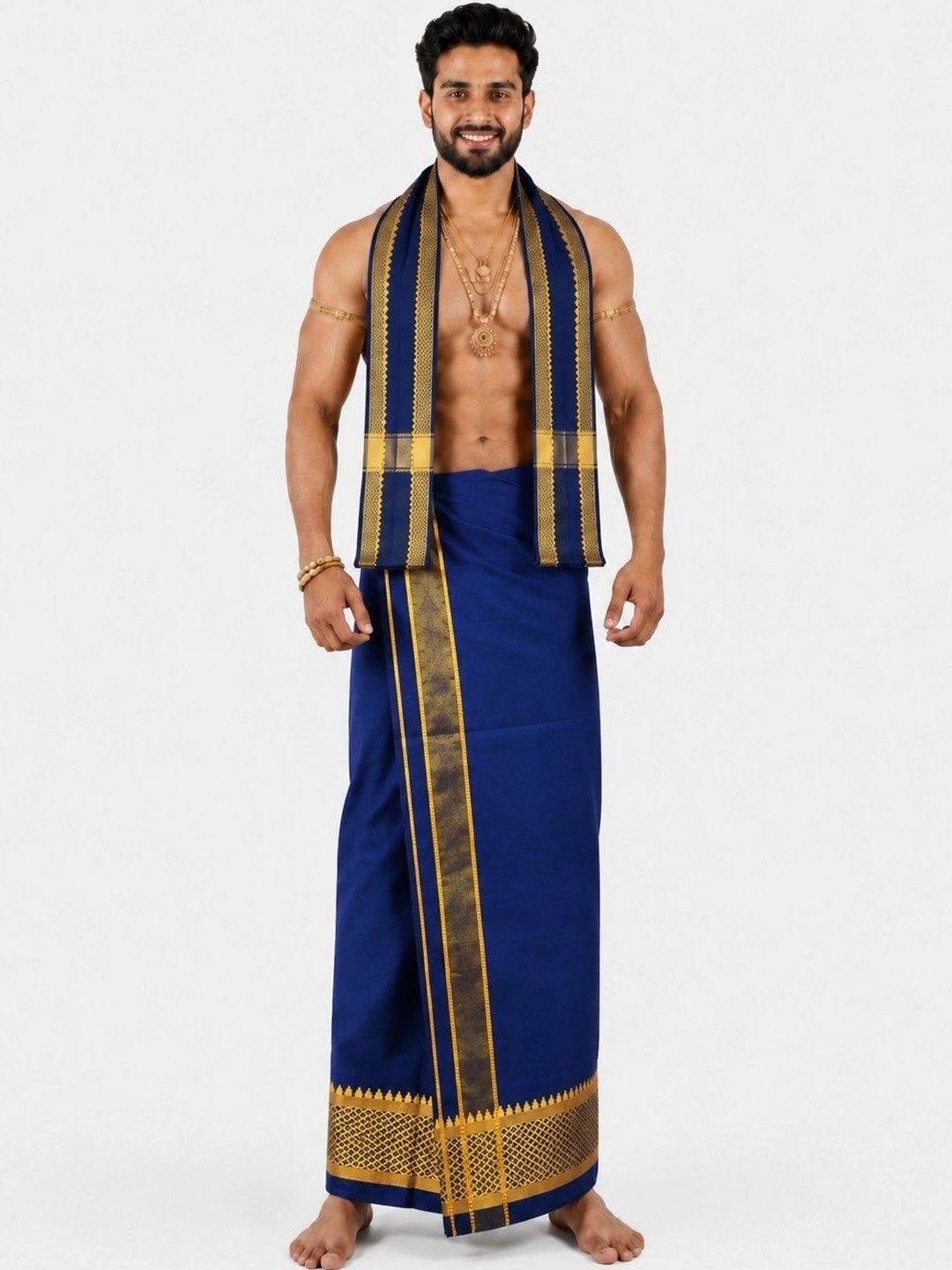 Sharan Elegance Men Cotton Dhoti Dhotis-picture-19