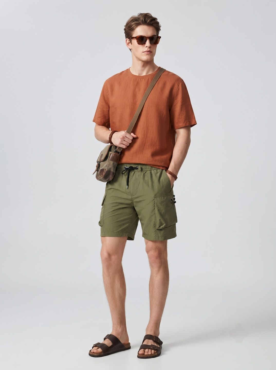 Suo Men Cargo Shorts-picture-30