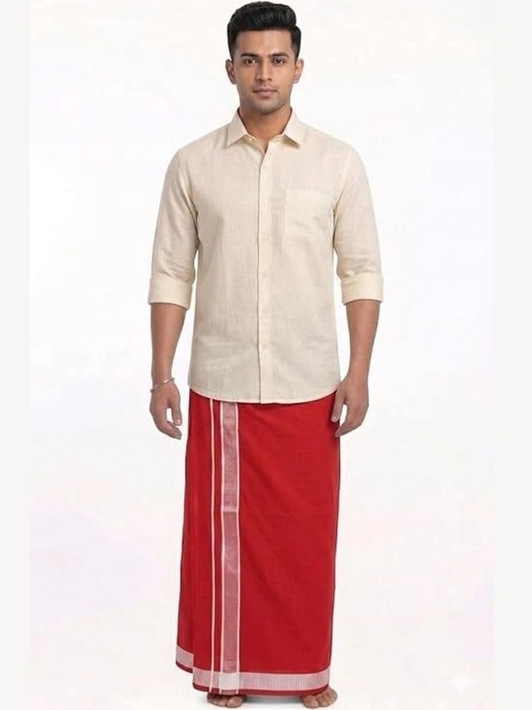 Sharan Elegance Men Cotton Dhoti Dhotis-picture-13