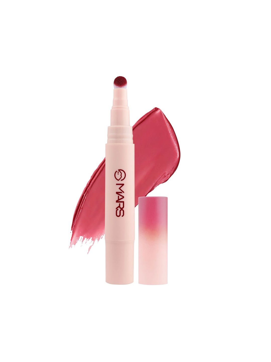 MARS Lip Fuzz Blurring Mousse Lip Cream with Cushion Tip Applicator - Warm Whisper 03-image-19