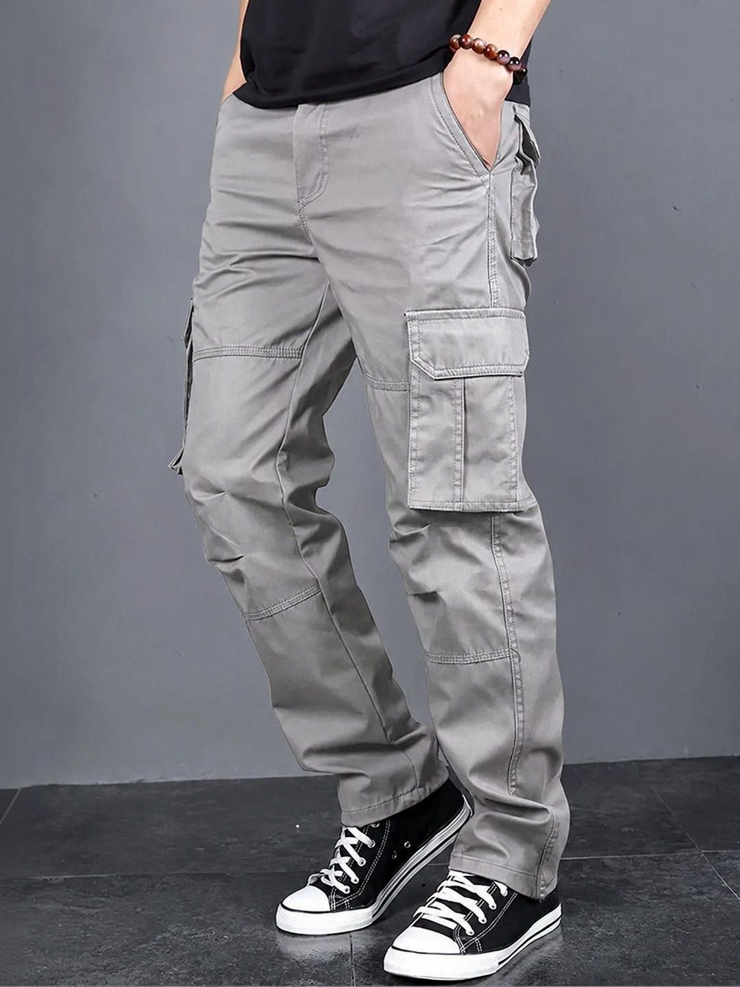 COMBRAIDED Men Cargos Trousers-picture-18
