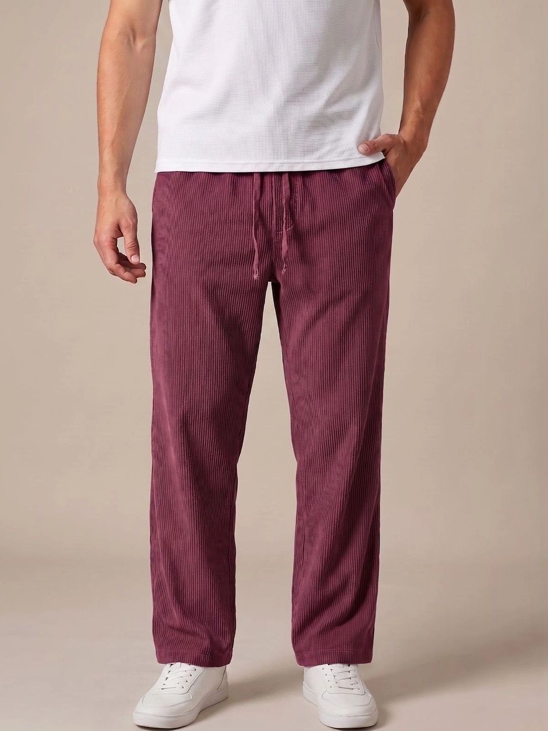 Hence Men Relaxed Corduroy Trousers-picture-50