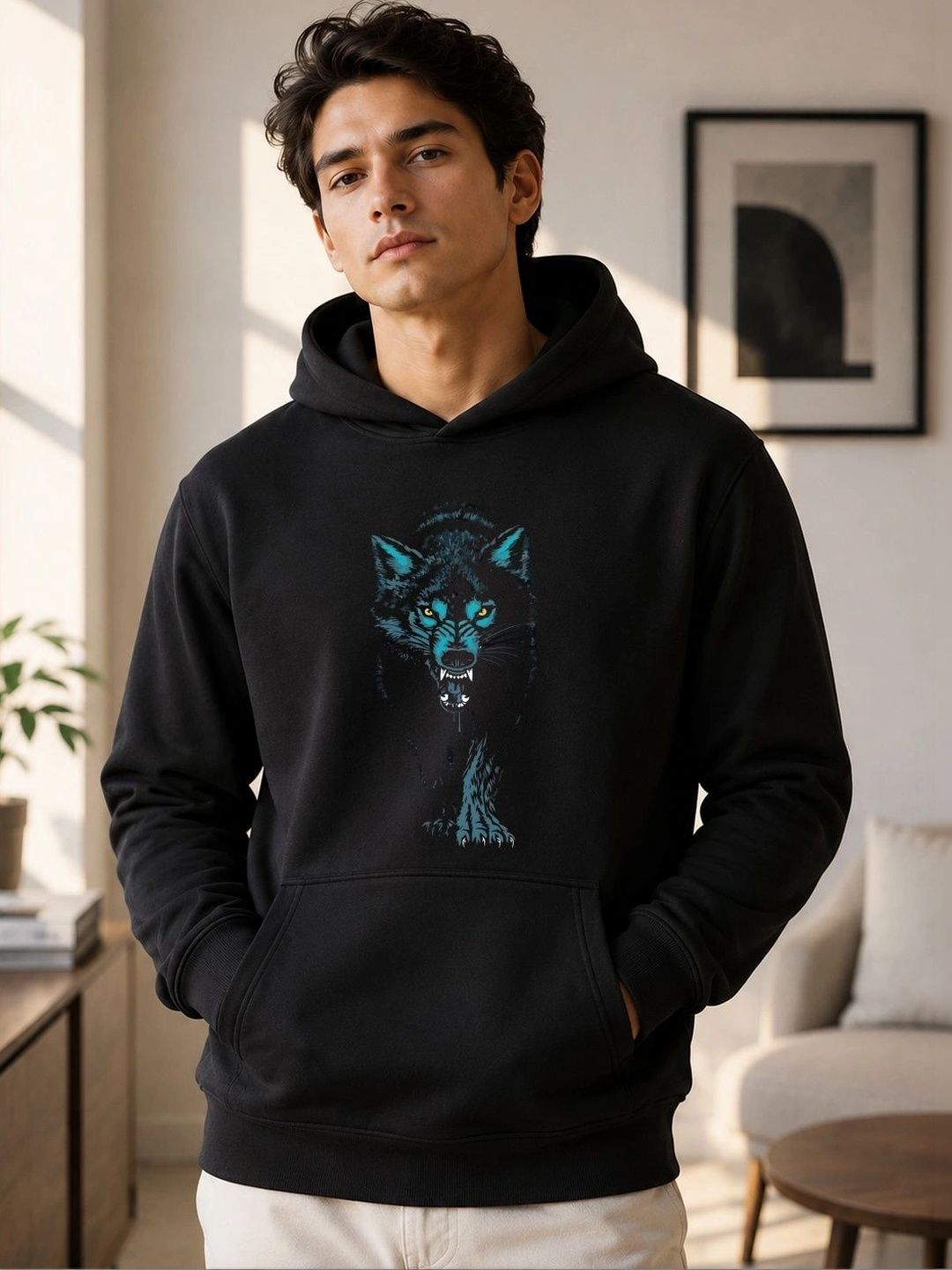 TRENDIFYTEEZ Men Printed Hooded Sweatshirt-picture-12