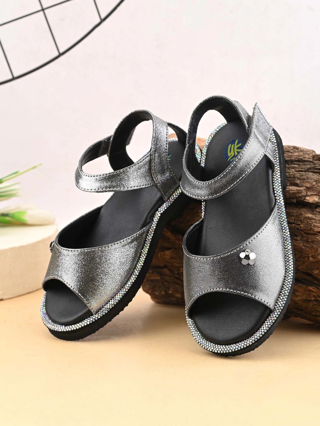 YK Girls Textured Flatforms-picture-50