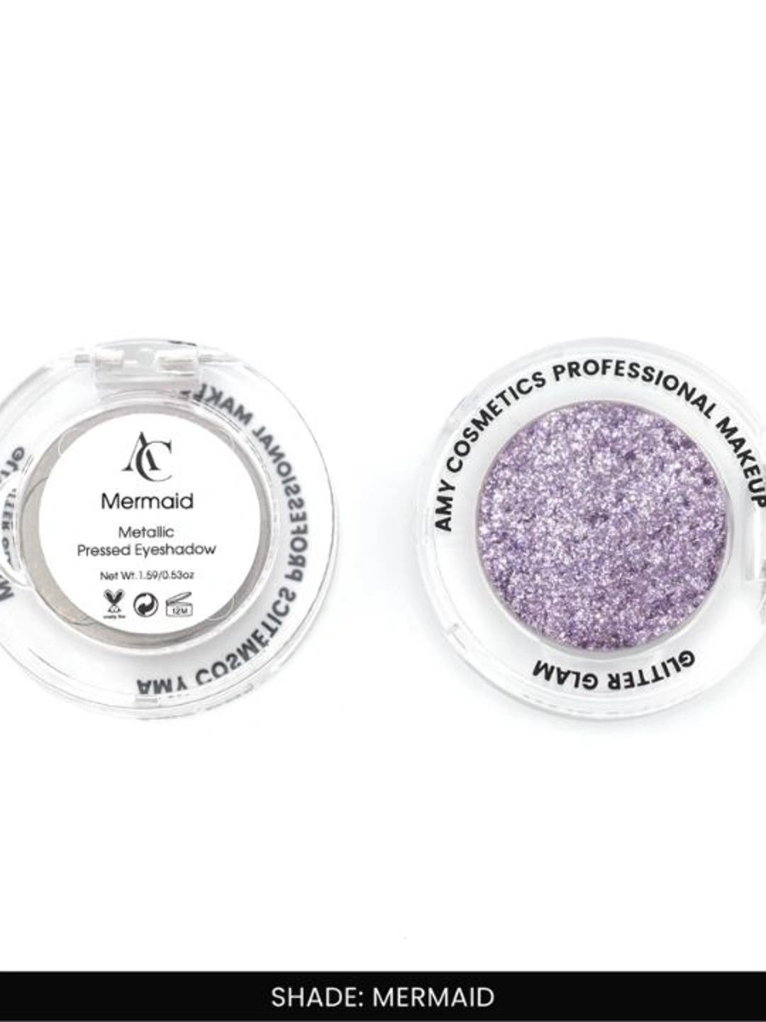 AMY LASHES Single Metallic Pressed Eyeshadow - 1.59 g - Lavender Sky-picture-13