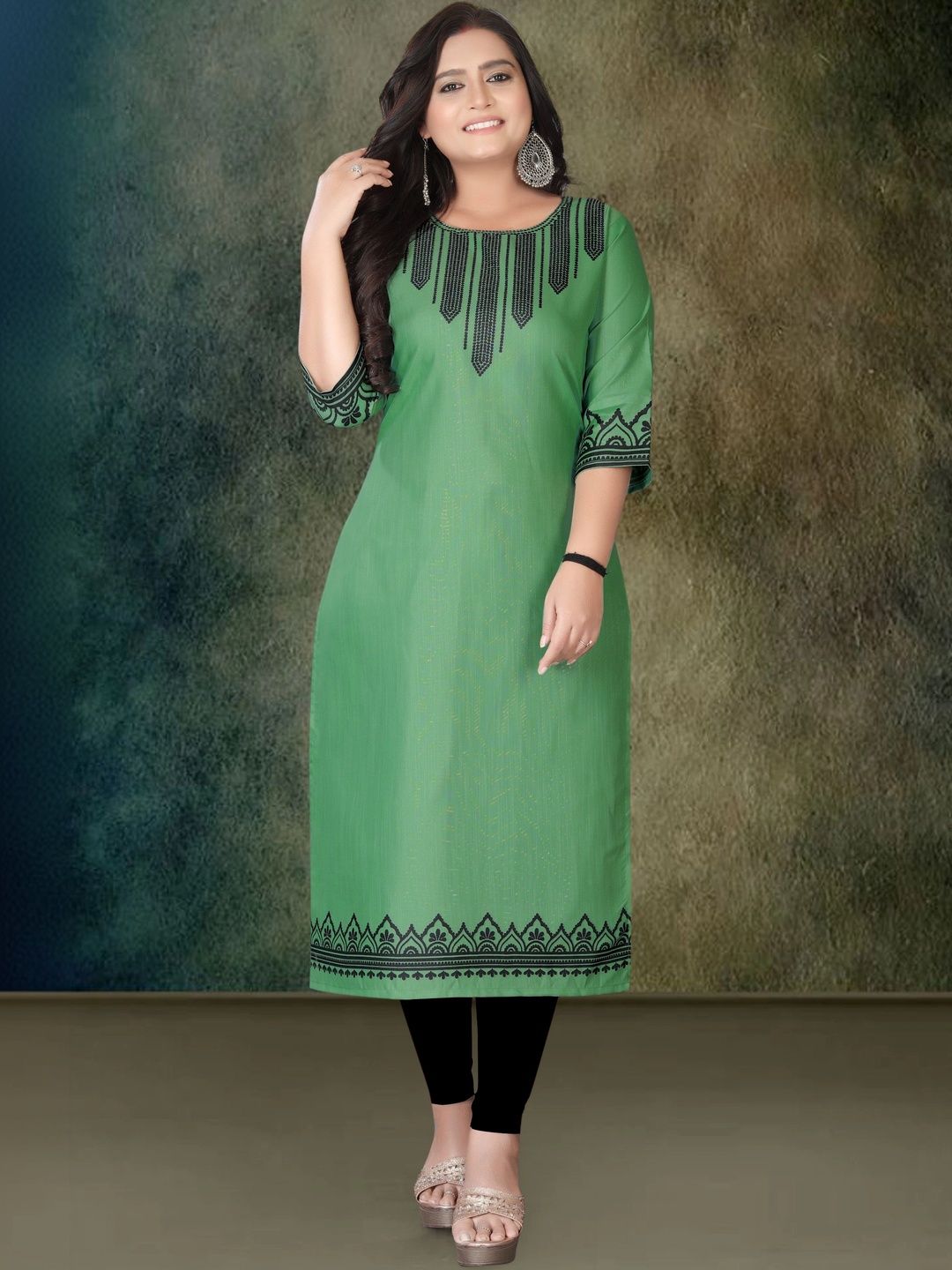 HETSA Ethnic Motifs Printed Kurti-picture-18