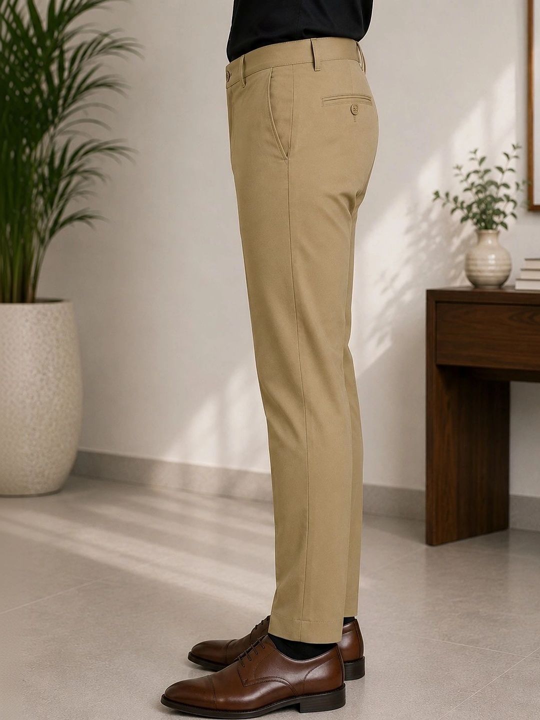 FUBAR Men Easy Wash Pleated Trousers-picture-26