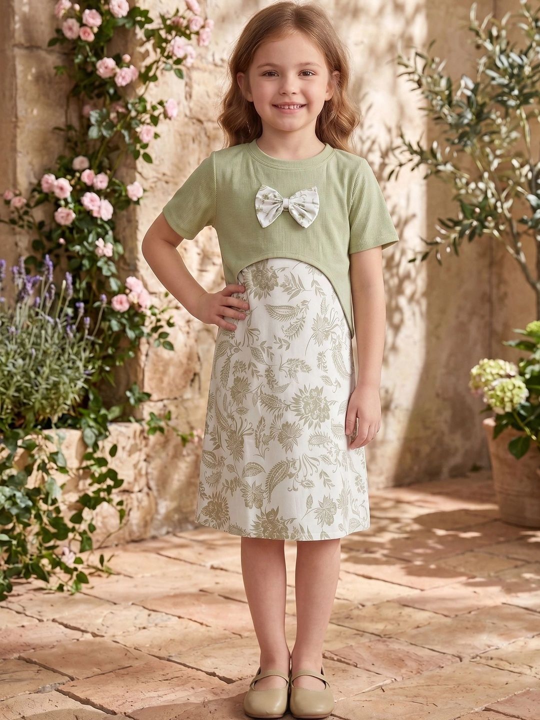 Miss & Chief Floral Print A-Line Dress-picture-49