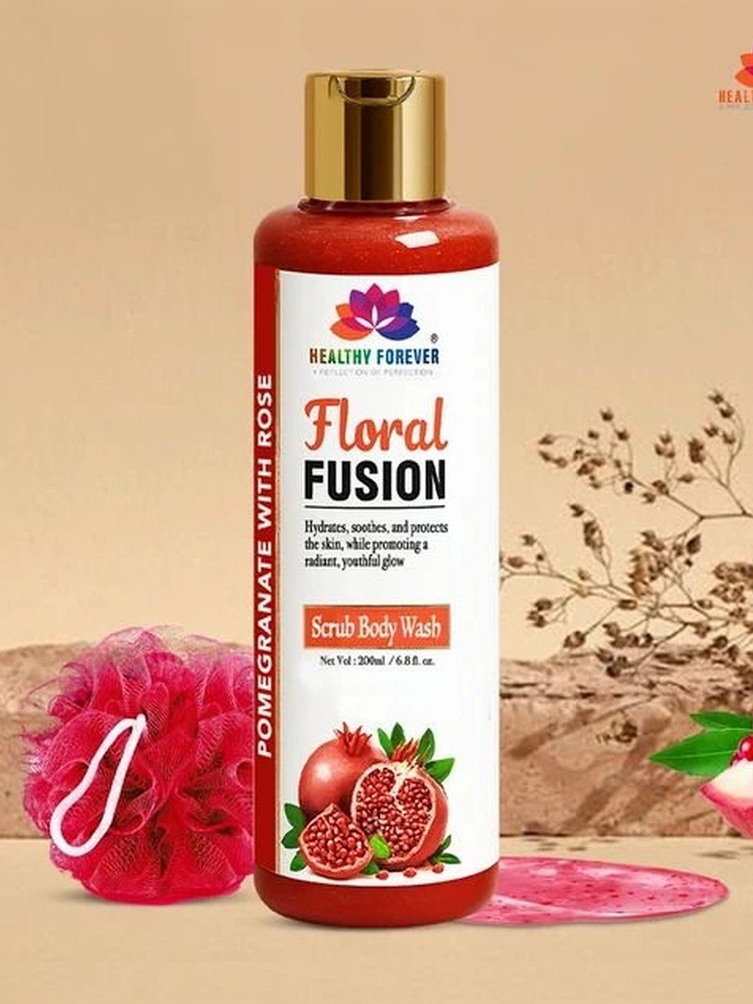 HEALTHY FOREVER Floral Fusion Body Wash - 200 ml-image-25